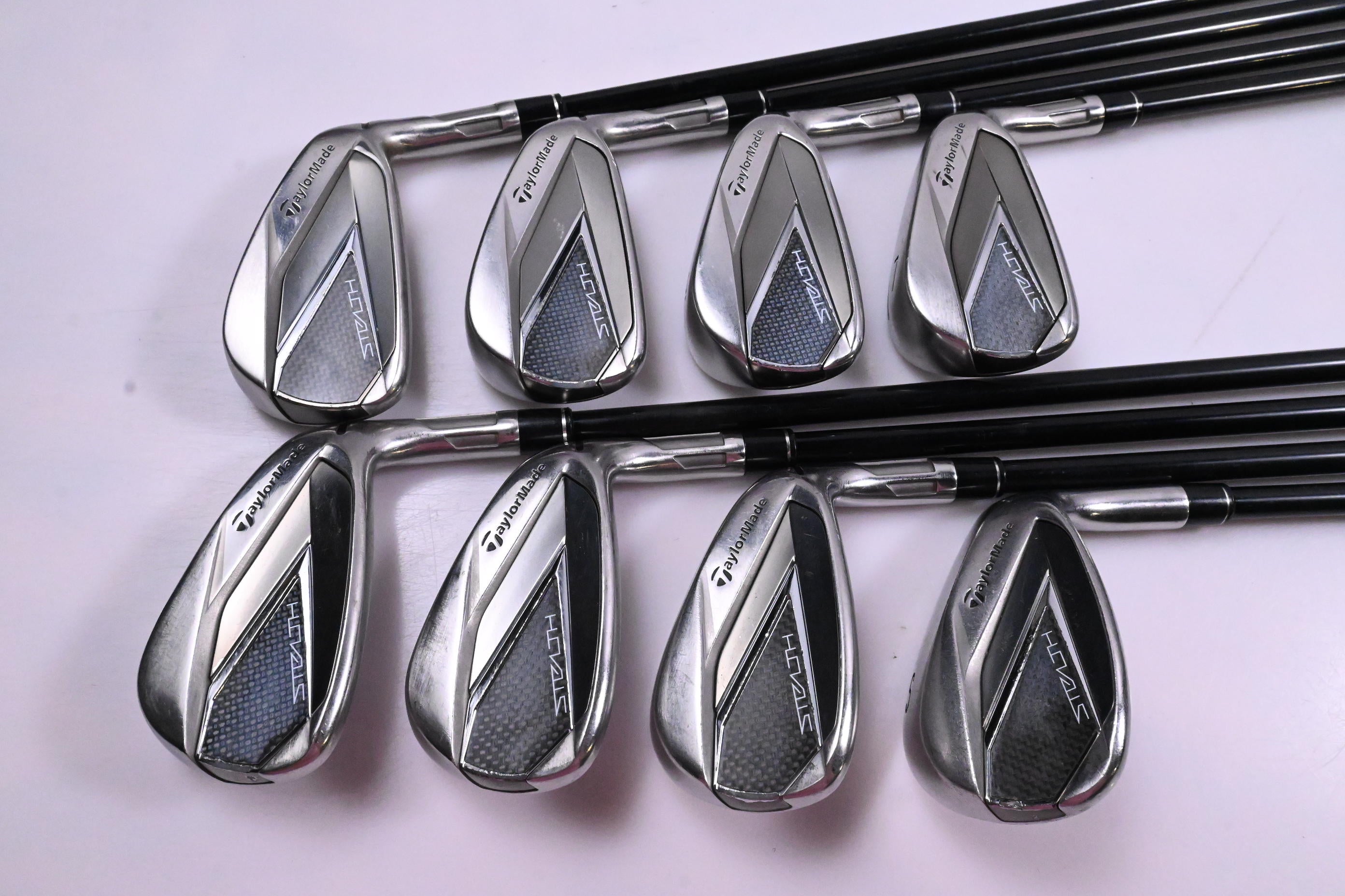 Taylormade Stealth Irons / 4-PW+SW / Regular Flex Ventus Red 6 Shafts