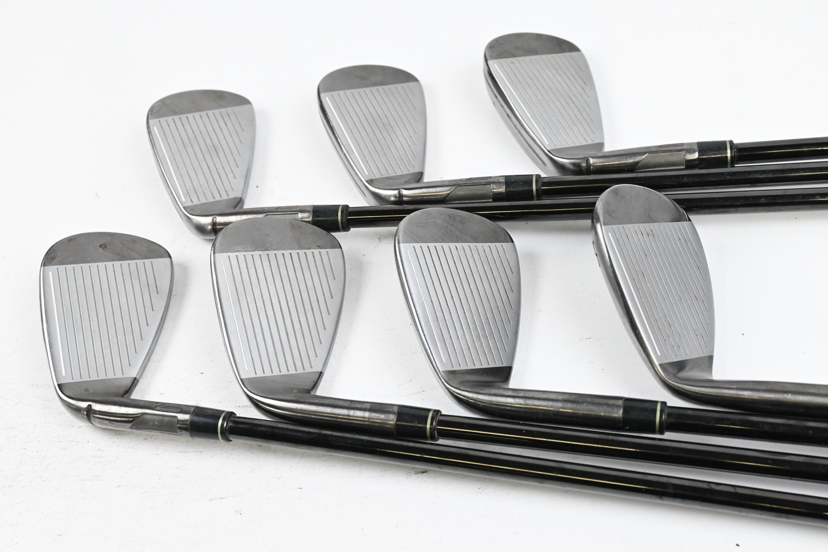 Taylormade Qi Gunmetal Edition Irons / 5-PW+SW / Regular Flex KBS MAX MT 85