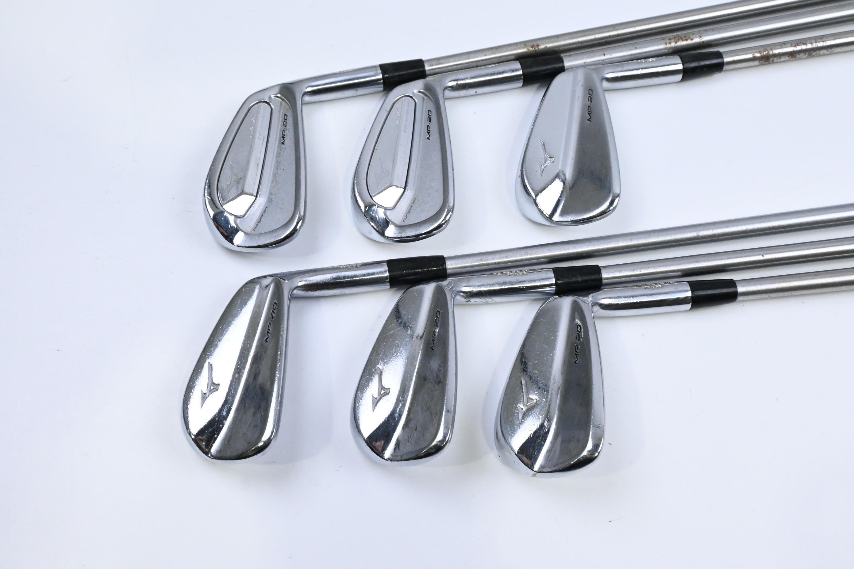 Mizuno MP-20 MMC/Blade Combo Irons / 4-9i / X-Flex KBS Tour C-Taper 130