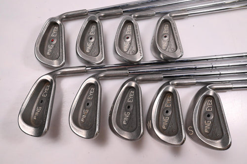 Ping Eye 2+ Irons / 3-PW+SW / Black Dot / Stiff Flex Ping KT Shafts