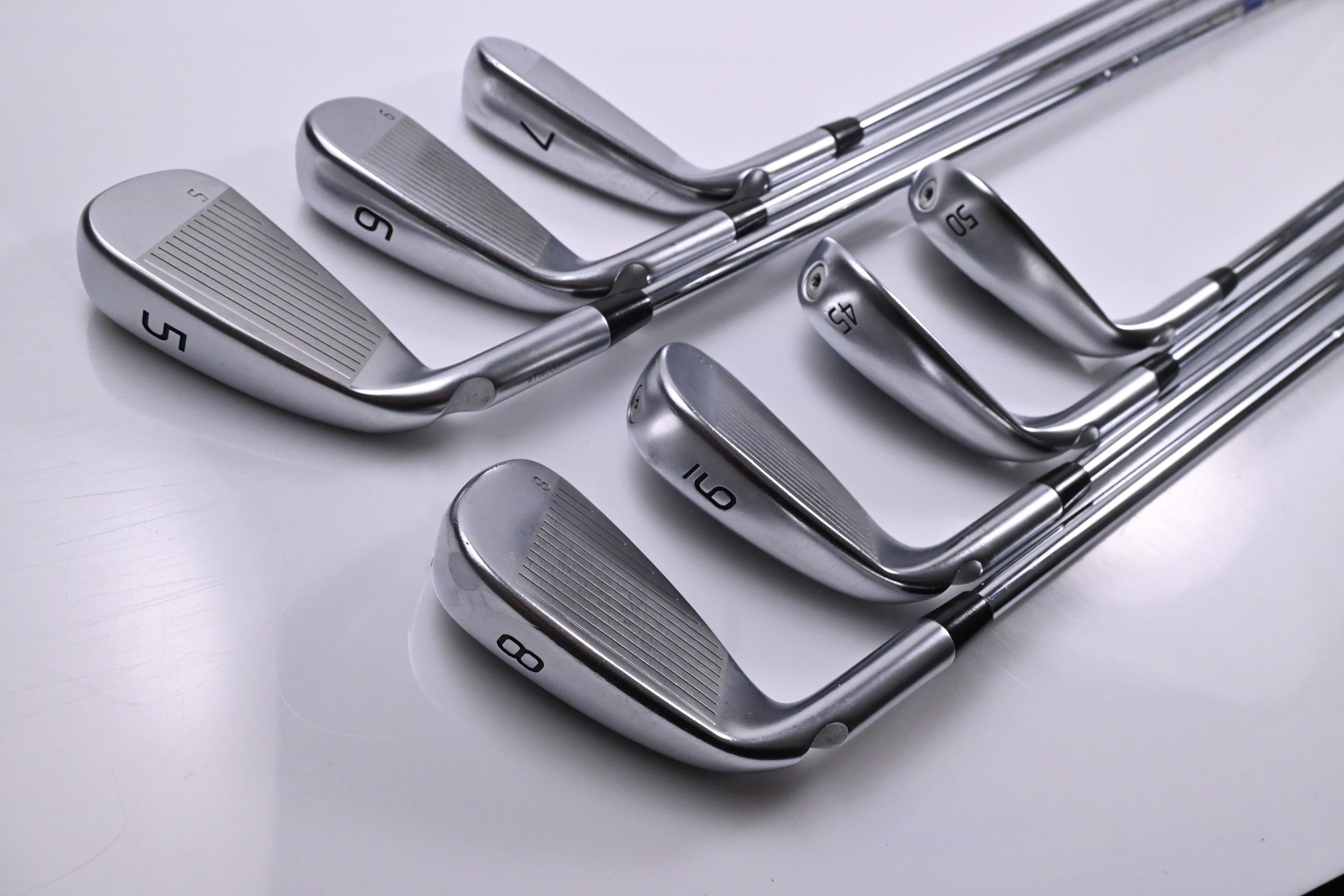 Ping i530 Irons / 5-PW+56 Degree / Black Dot / Regular Flex Ping AWT 2.0 Shafts