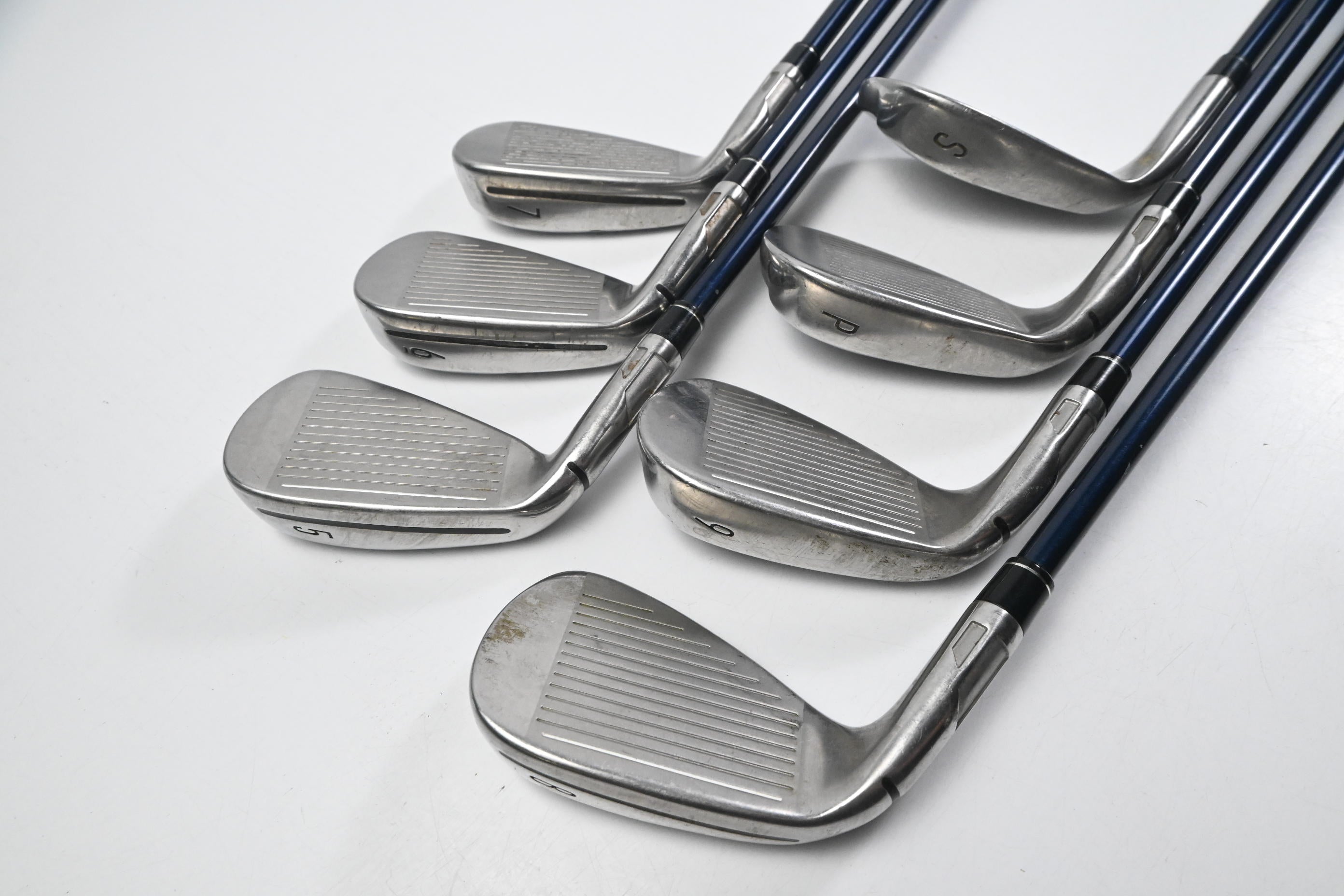 Taylormade SIM2 Max OS Irons / 5-PW+SW / Regular Flex Ventus Blue 6 Shafts