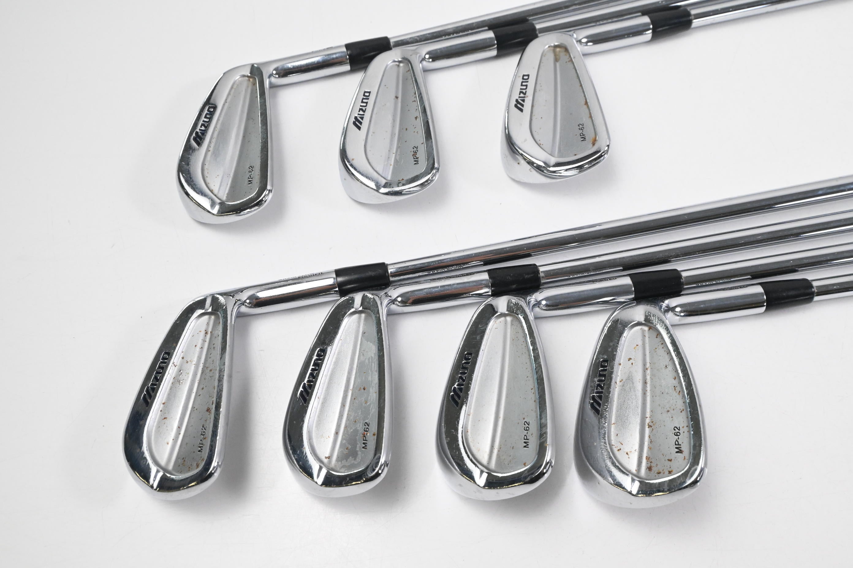 Mizuno MP-62 Irons / 4-PW / Regular+ Flex Project X Rifle Shafts