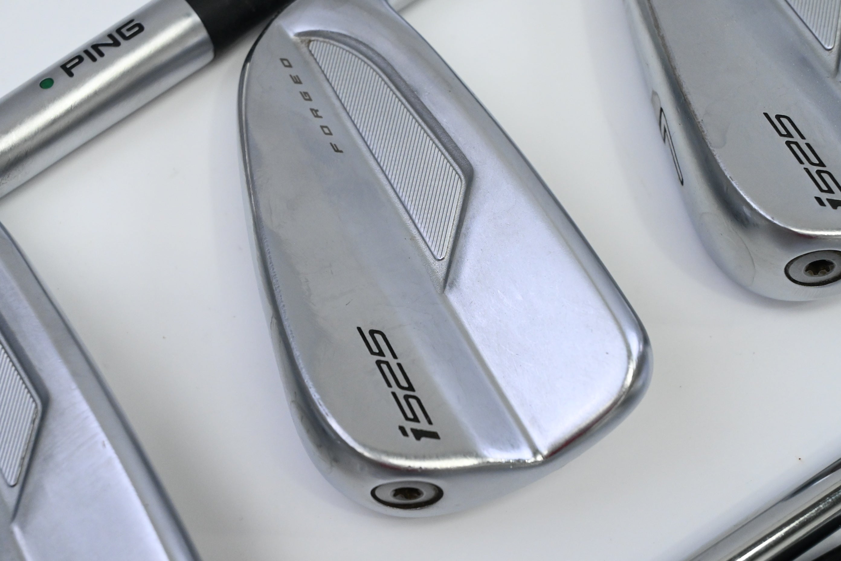 Ping i525 Irons / 5-PW+UW / Green Dot / Regular Flex Elevate MPH 95 Shafts