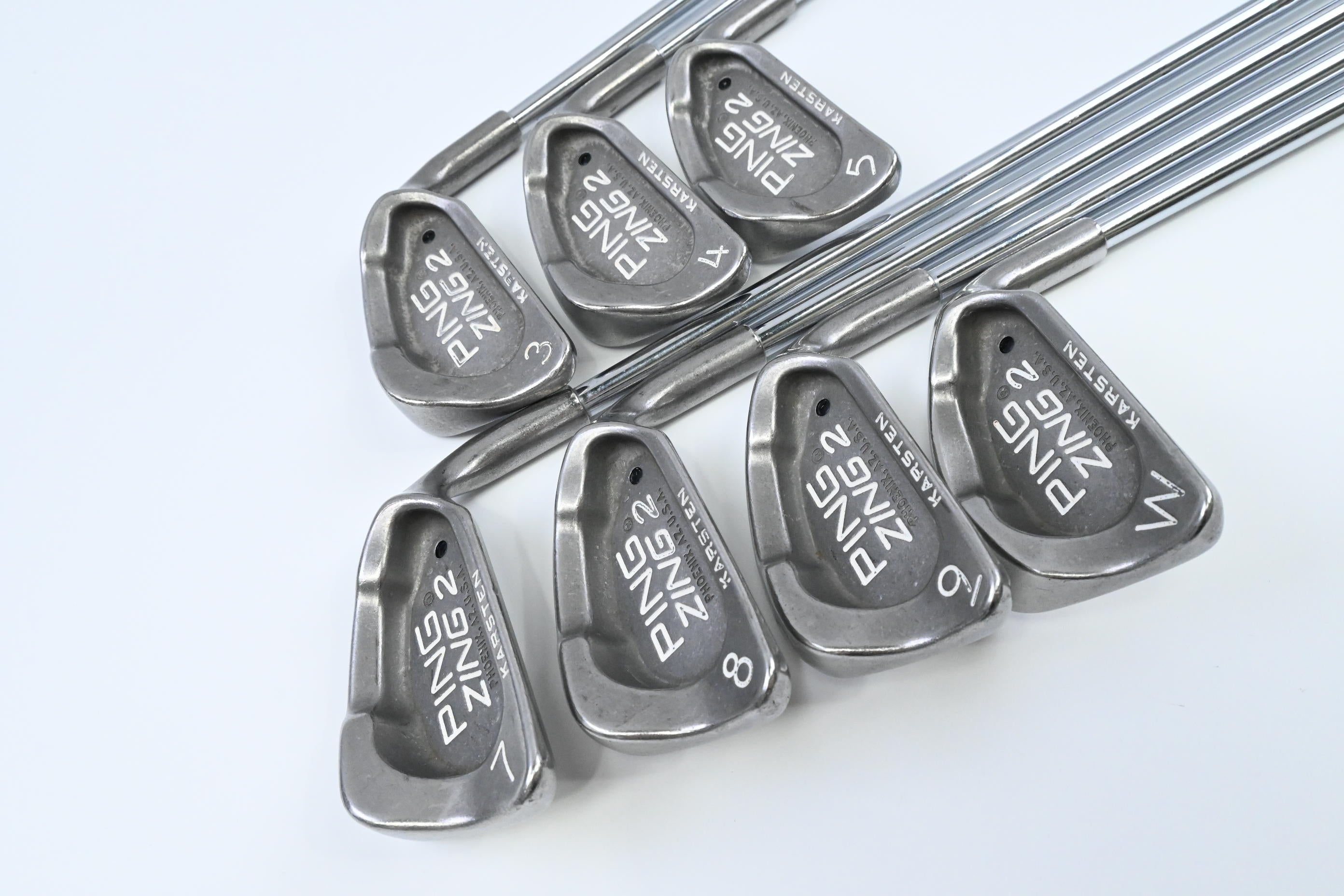 Ping Zing 2 Irons / 3-PW / Black Dot / Stiff Flex Ping JZ Red / No #6 Iron
