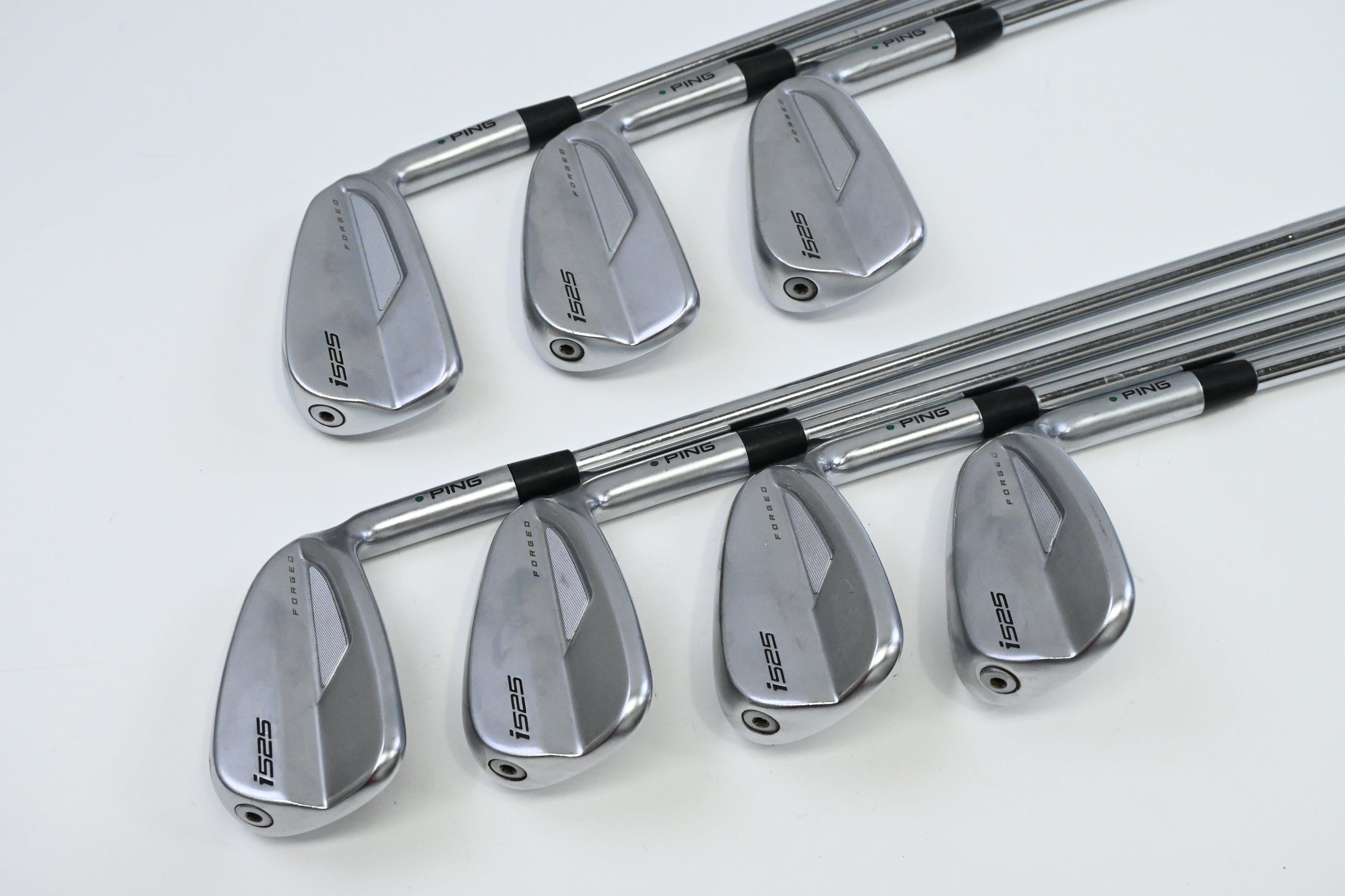 Ping i525 Irons / 5-PW+UW / Green Dot / Regular Flex Elevate MPH 95 Shafts