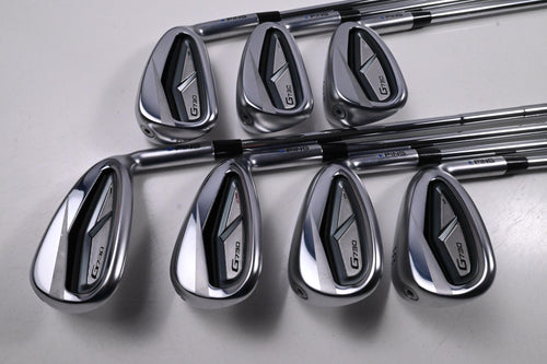 Ping G730 Irons / 7-PW+UW+50°+56° / Blue Dot / Regular Flex Dynamic Gold MID 115