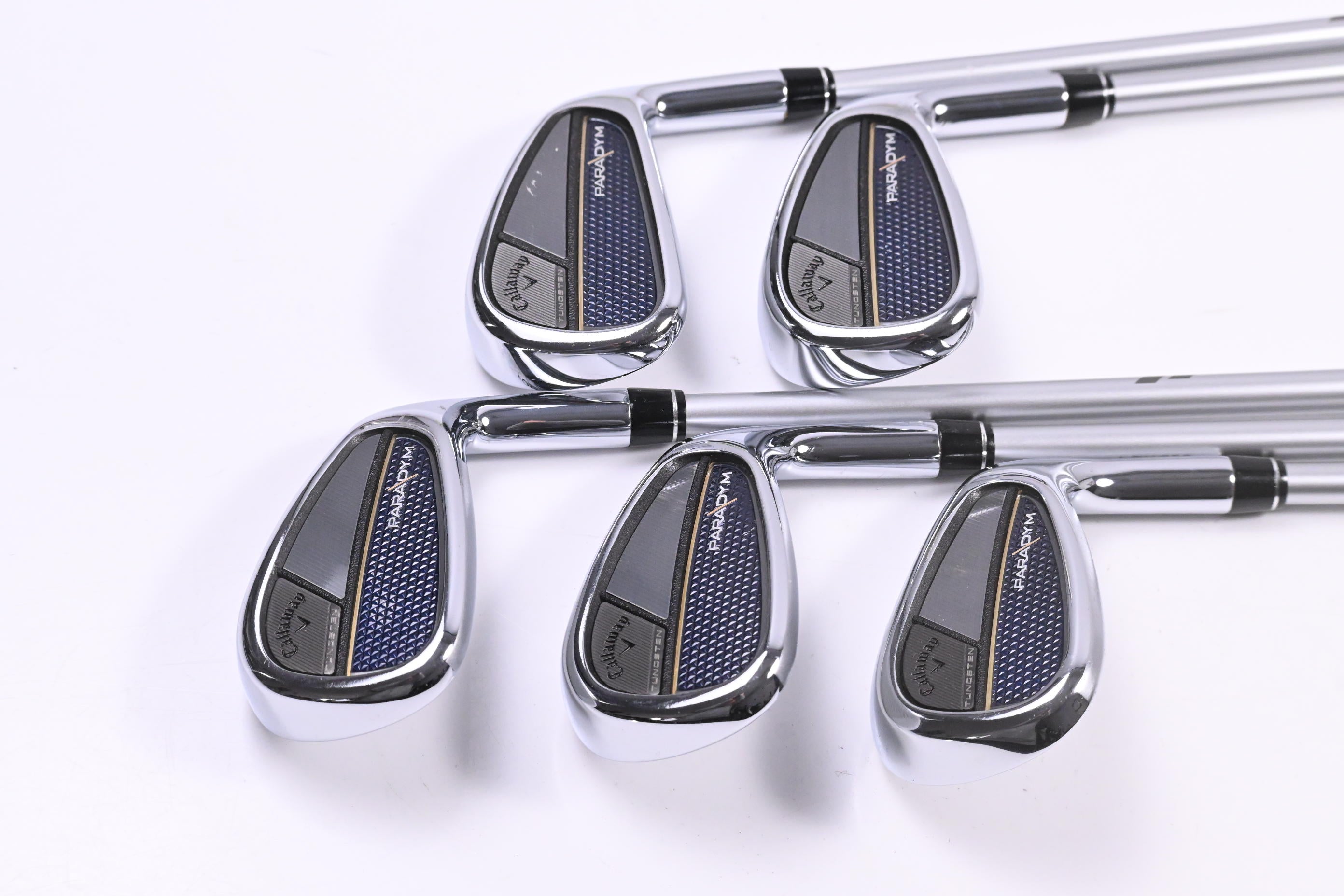 Callaway Paradym Irons / 7-PW+AW / Senior Flex Aldila Ascent PL 50 Shafts