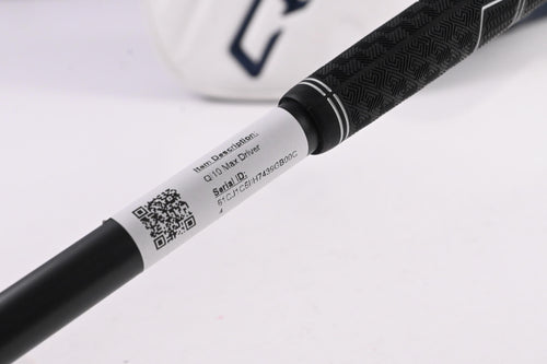 Taylormade Qi10 Max Driver / 10.5 Degree / X-Flex HZRDUS Smoke Black 70 Shaft