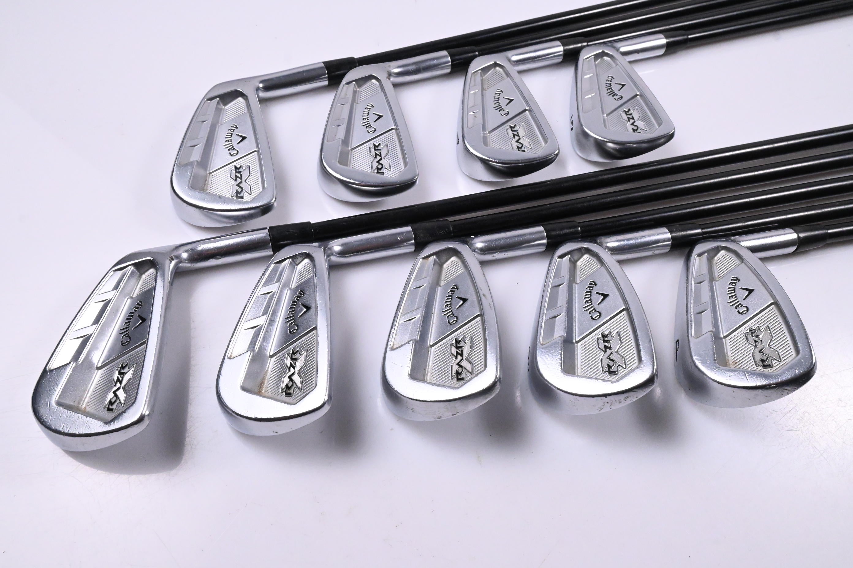 Callaway RAZR X Forged Irons / 2-PW / Tour Stiff Flex Callaway M75i Shafts