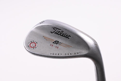 Titleist Vokey Spin Milled 2009 Lob Wedge / 58 Degree / Wedge Flex Vokey Design