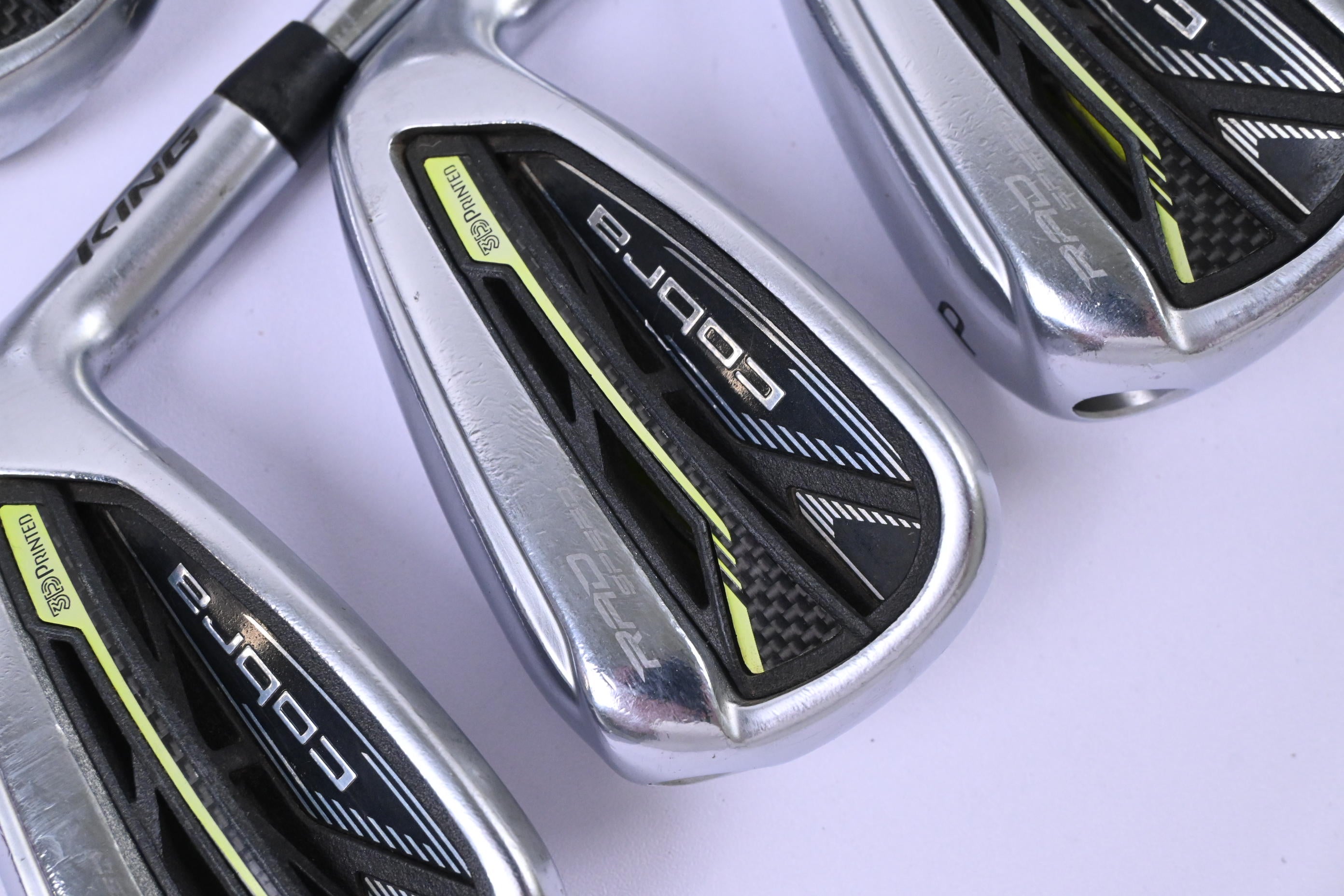 Cobra King Radspeed Irons / 5-PW+GW / Regular Flex KBS $-Taper Lite Shafts