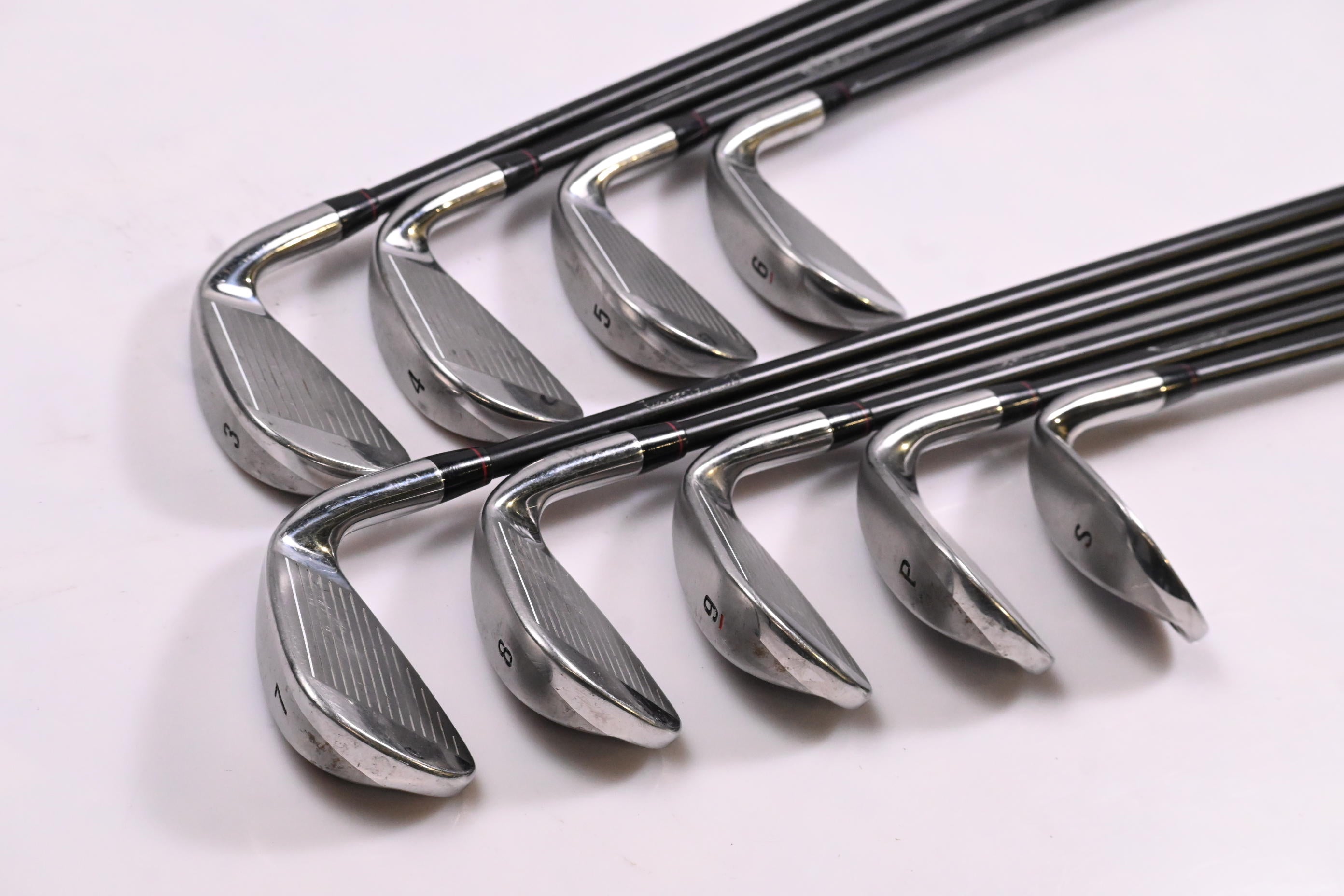 Left Hand Nike VR Full Cavity Irons / 3-PW+SW / Regular Flex Nike 80 Shafts