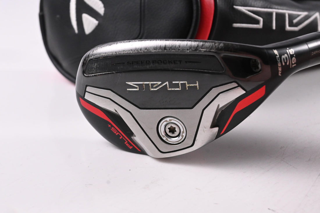 Taylormade Stealth Plus #3 Hybrid / 19.5 Degree / Stiff Flex HZRDUS Smoke Red