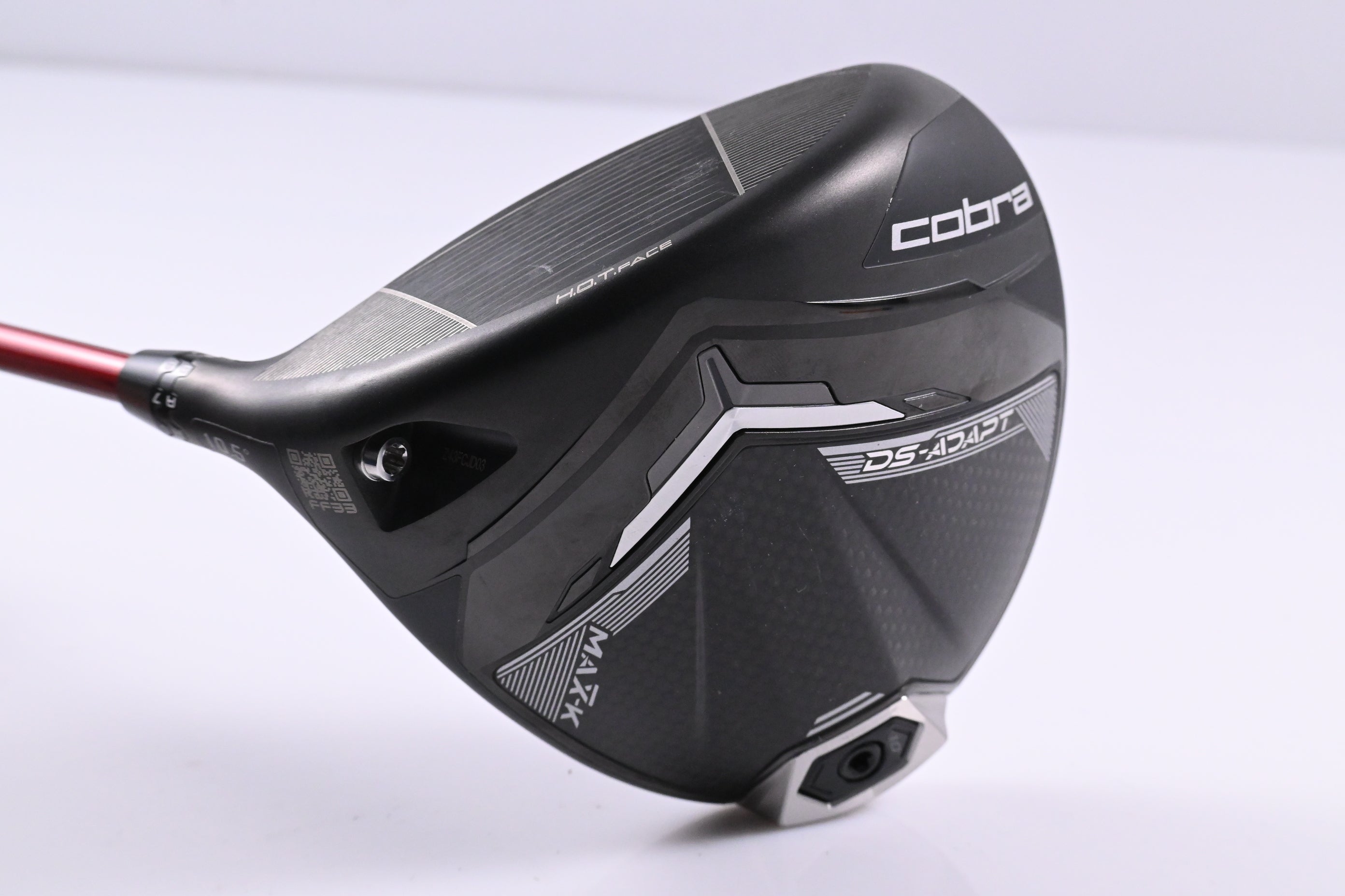 Left hand Cobra DS-Adapt MAX-K Driver / 10.5 Degree / Stiff Flex Denali Red 50