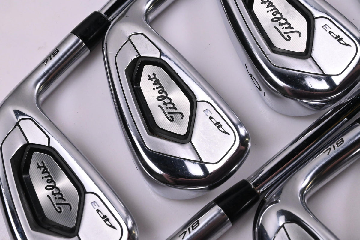 Titleist 718 AP3 Irons / 4-PW+48° / Regular Flex AMT Black R300 Shafts