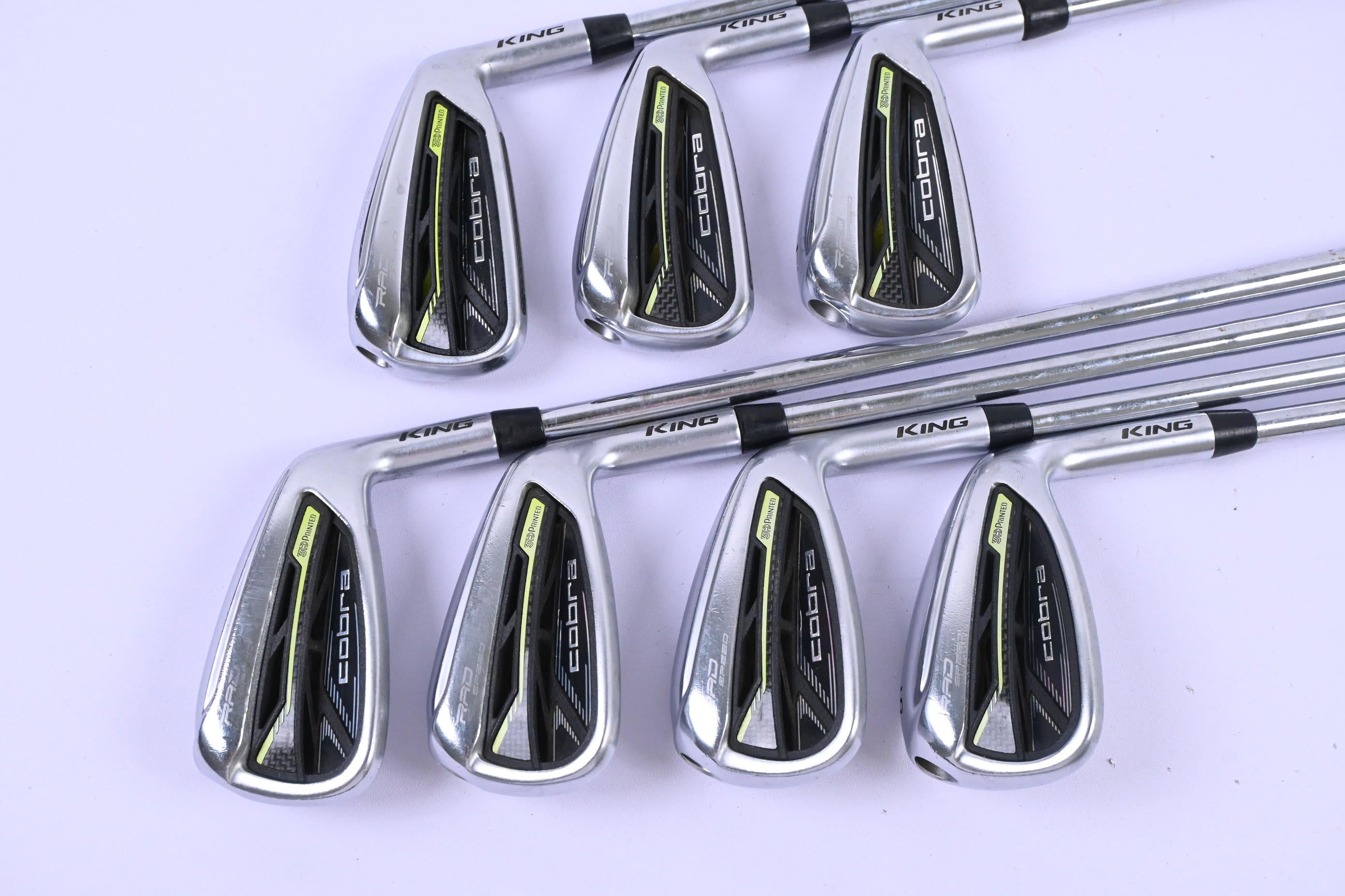 Cobra King Radspeed Irons / 5-PW+GW / Regular Flex KBS $-Taper Lite Shafts