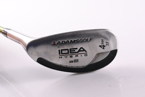 Left Hand Adams Idea A2 #4 Hybrid / 23 Degree / Regular Flex Aldila NV Green 85