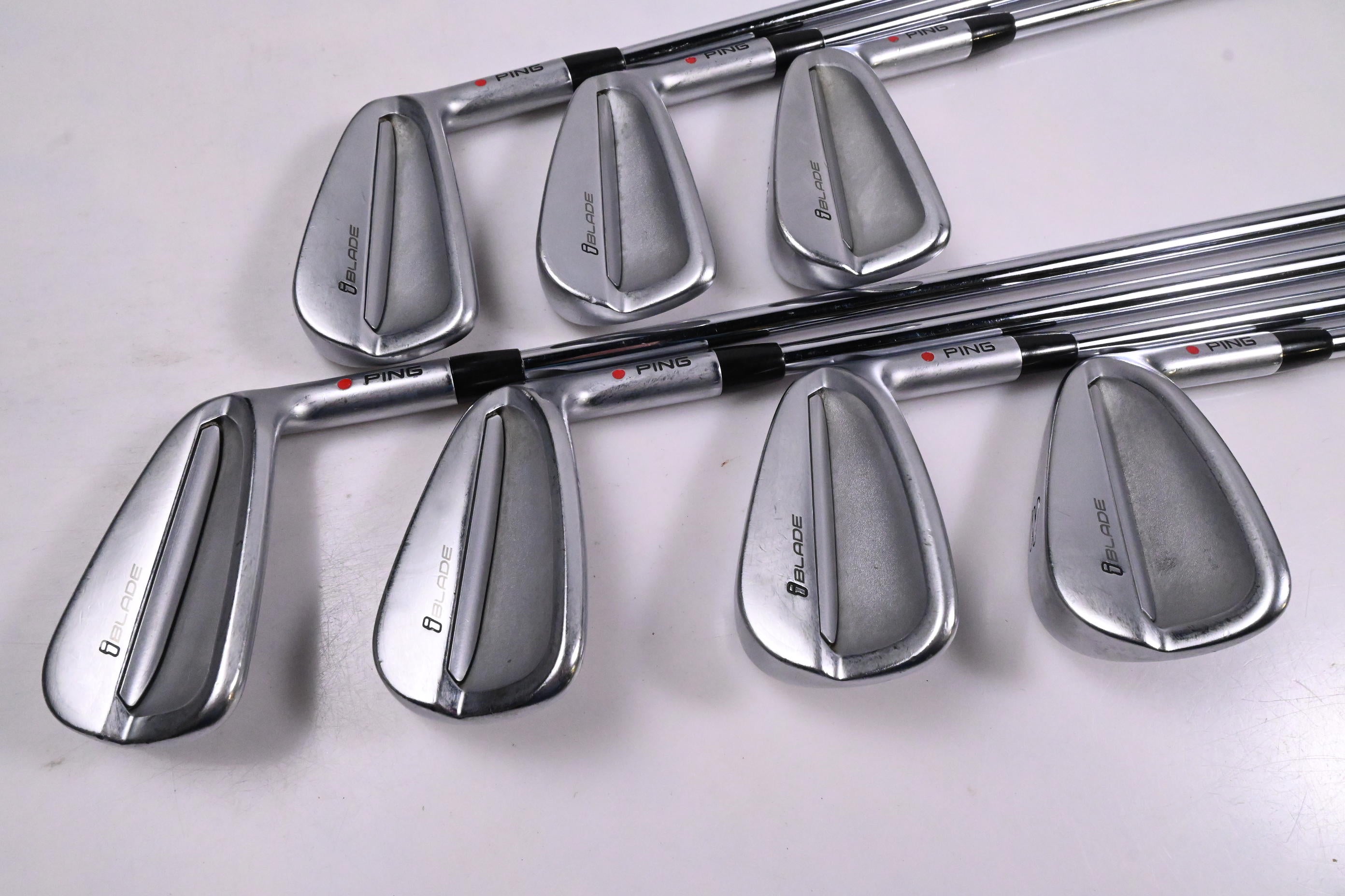 Ping iBlade Irons / 4-PW / Red Dot / Regular Flex Project X Shafts