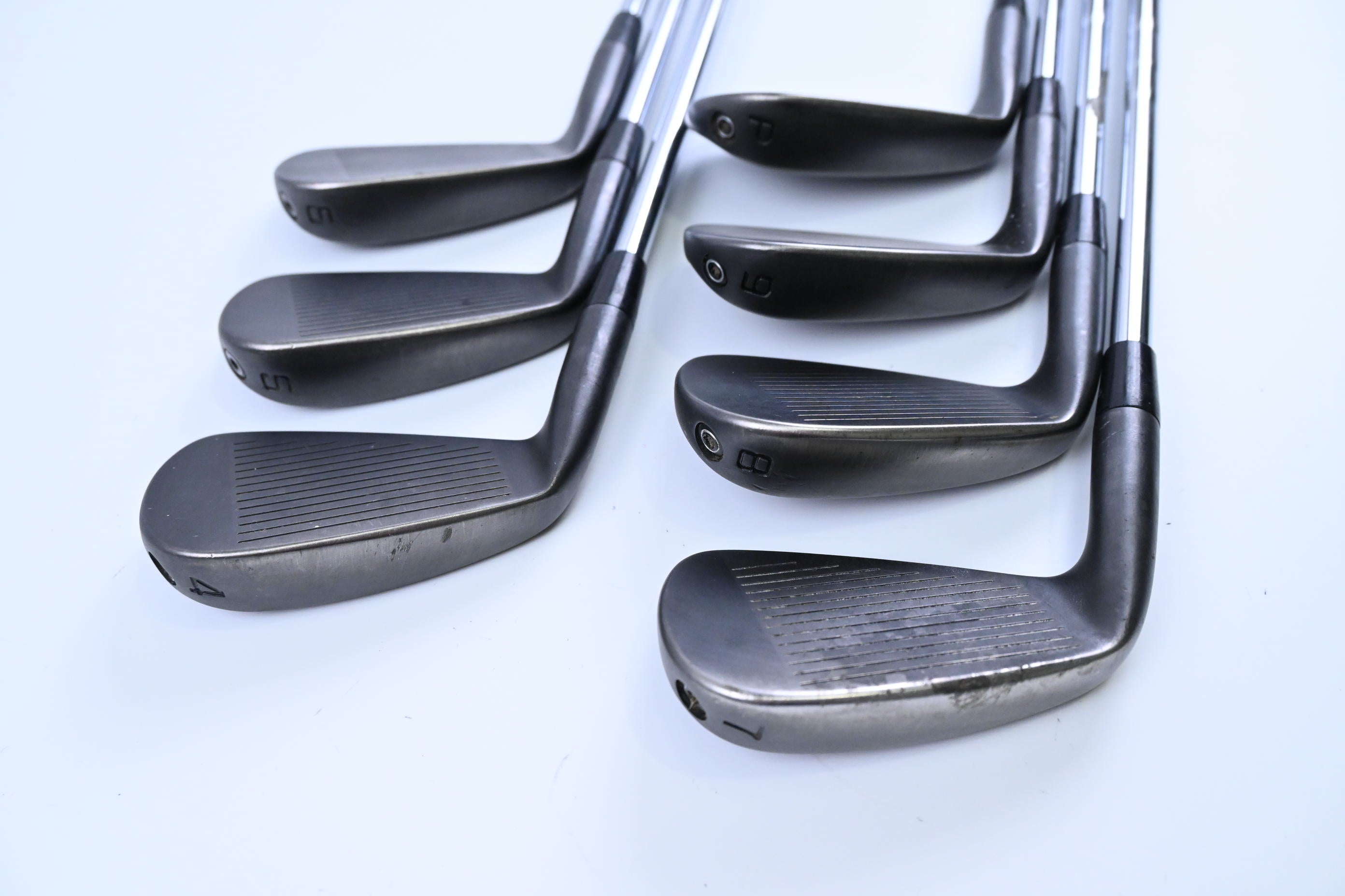 Cobra King Forged Tec 2023 Black Irons / 4-PW / Stiff Flex KBS $-Taper Lite