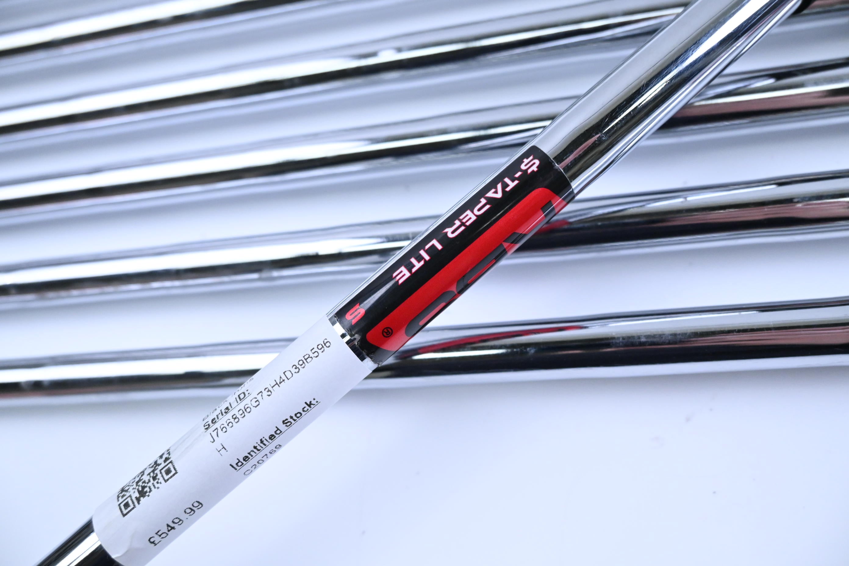 Cobra King Forged Tec 2023 Black Irons / 4-PW / Stiff Flex KBS $-Taper Lite