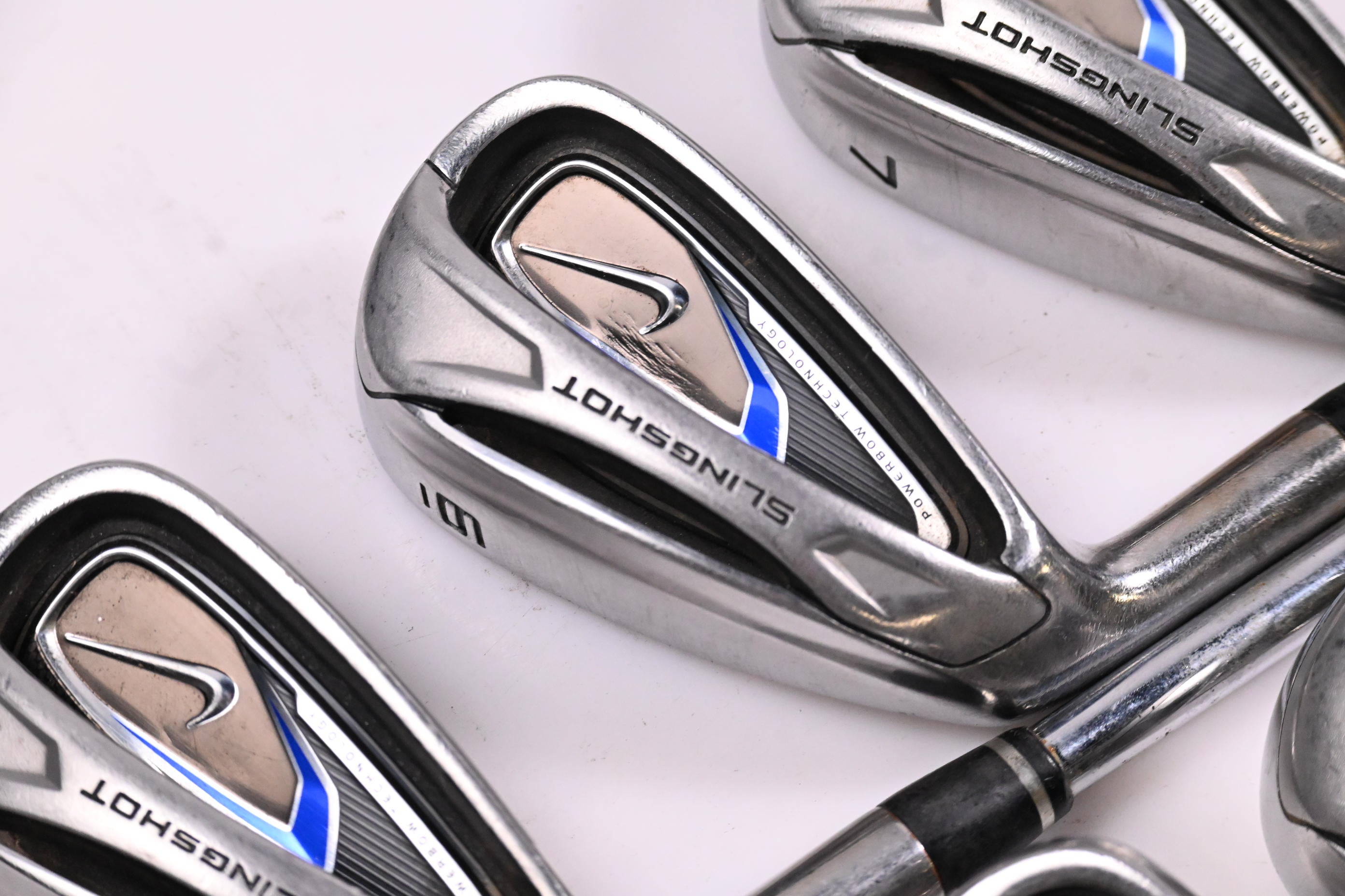 Left Hand Nike Slingshot Irons / 5-PW+SW / UniFlex Nike Shafts