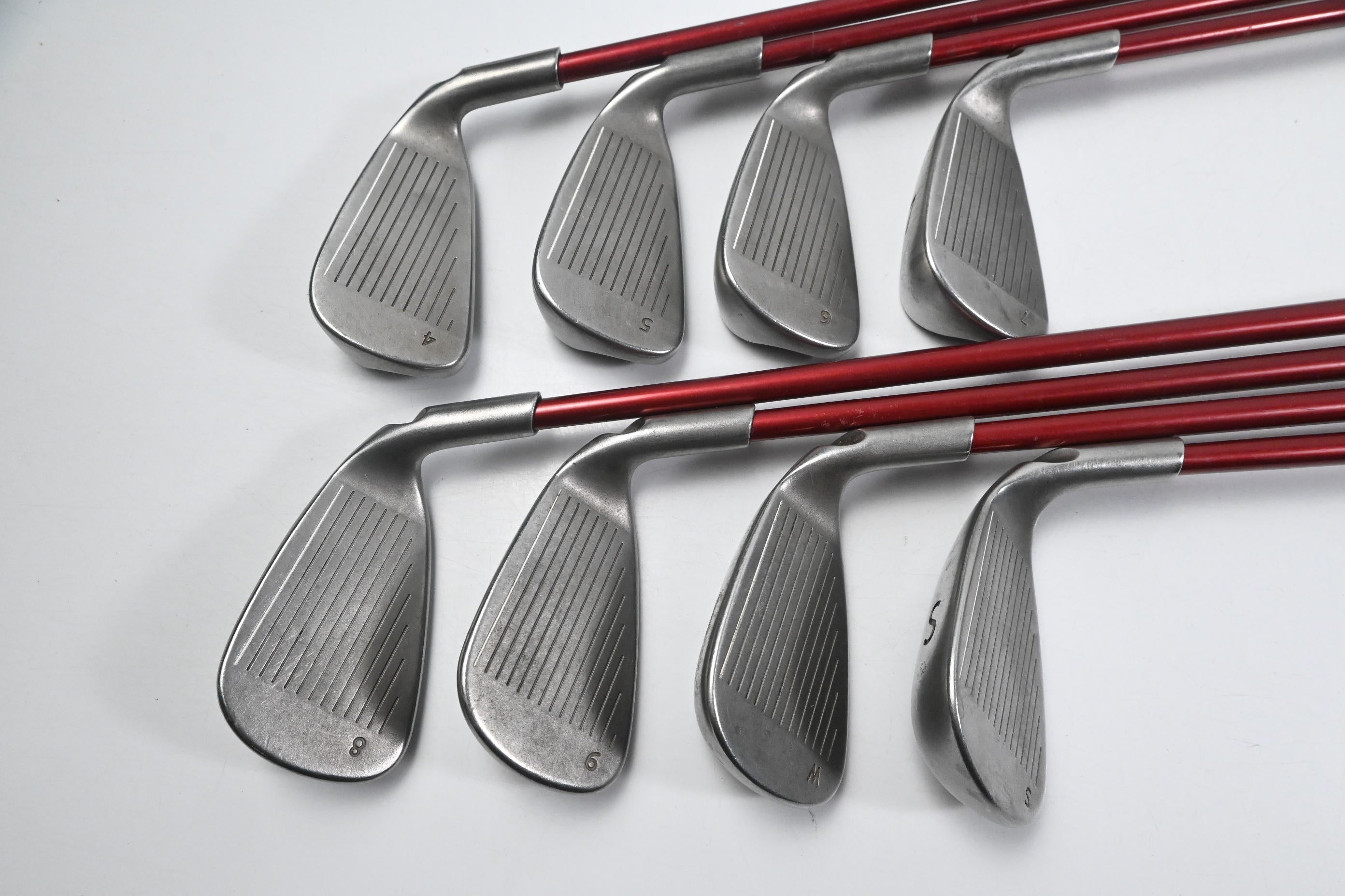 Left Hand Ping G15 Irons / 4-PW+SW / Black Dot / Regular Flex Ping TFC 149 Shafts