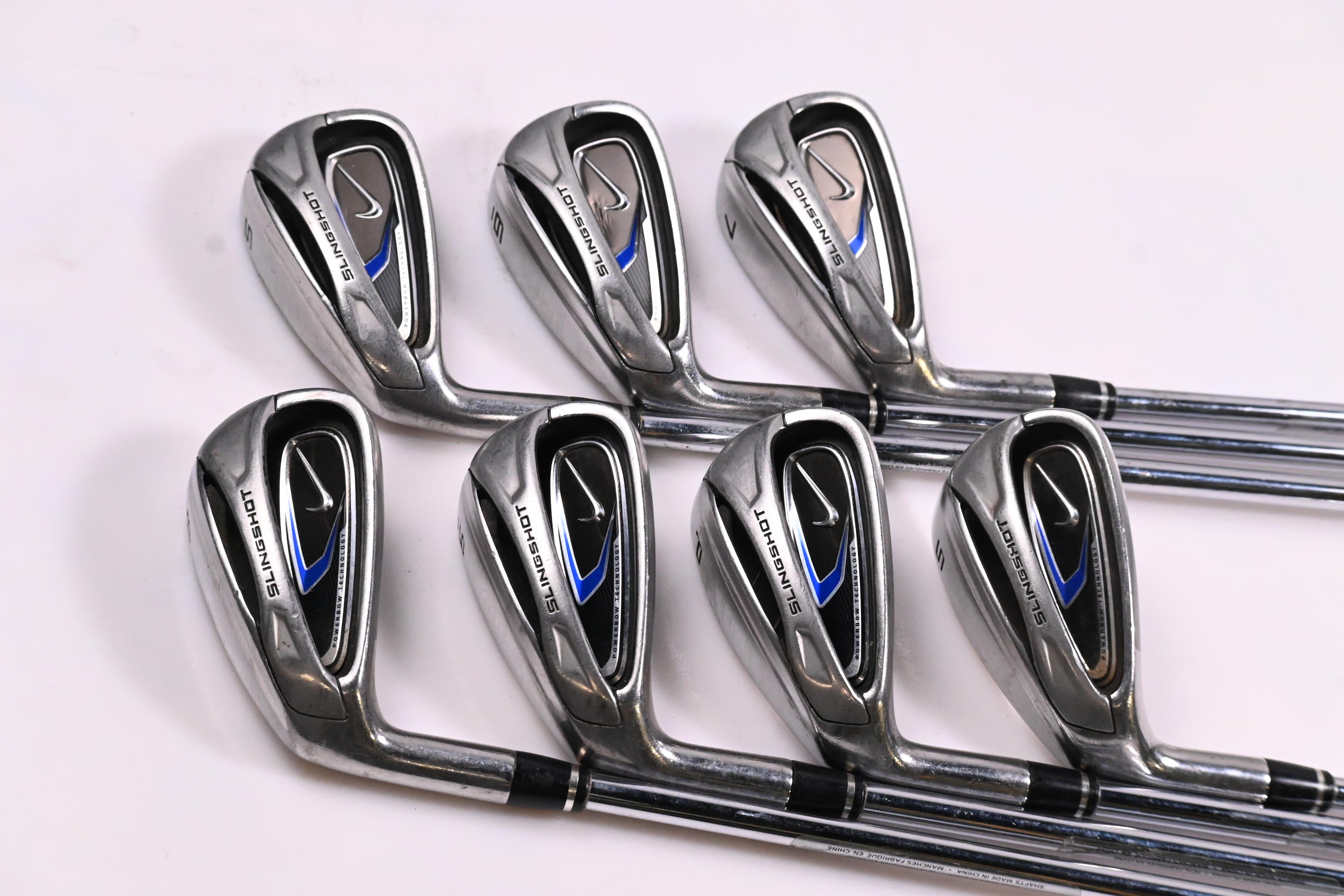Left Hand Nike Slingshot Irons / 5-PW+SW / UniFlex Nike Shafts