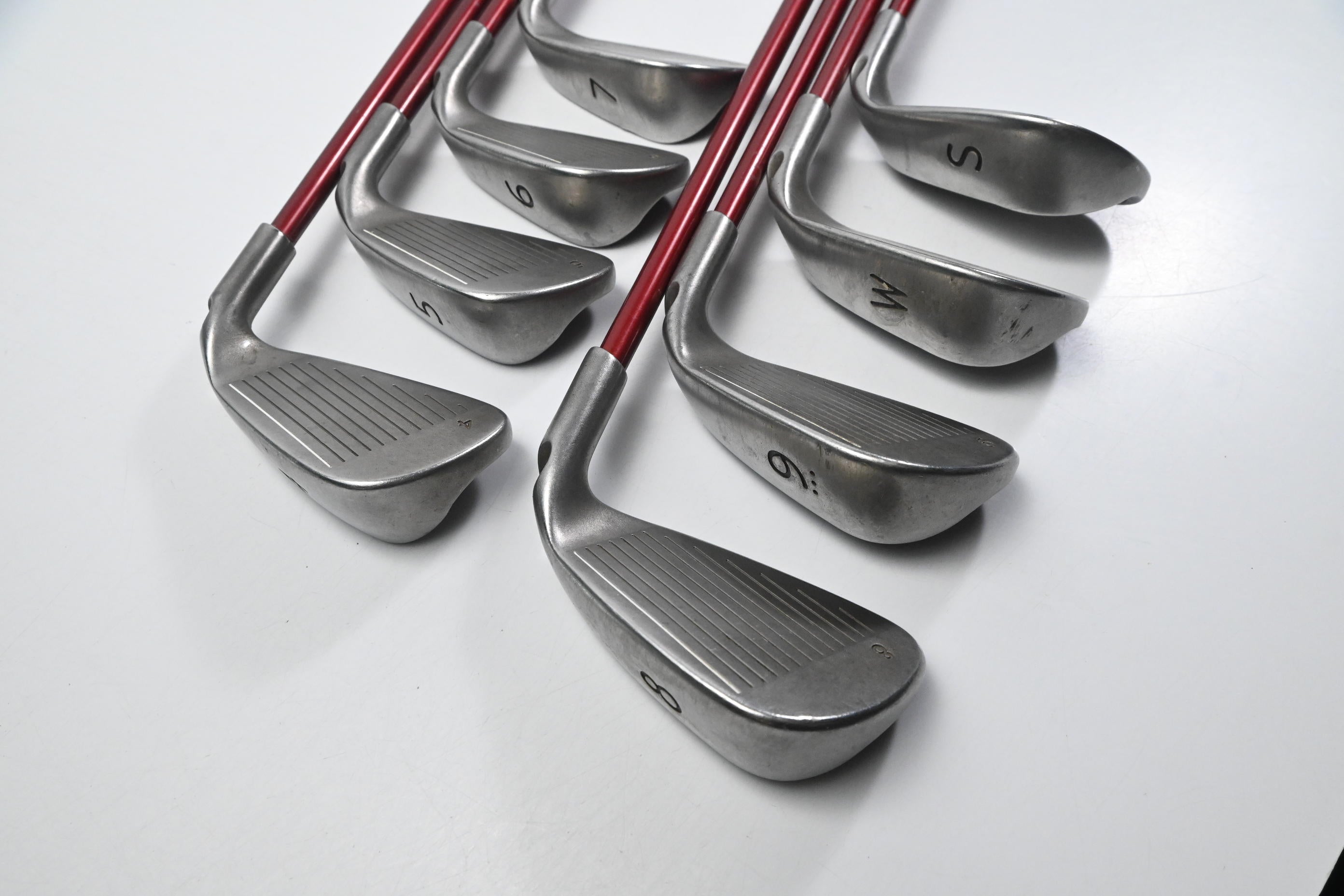 Left Hand Ping G15 Irons / 4-PW+SW / Black Dot / Regular Flex Ping TFC 149 Shafts