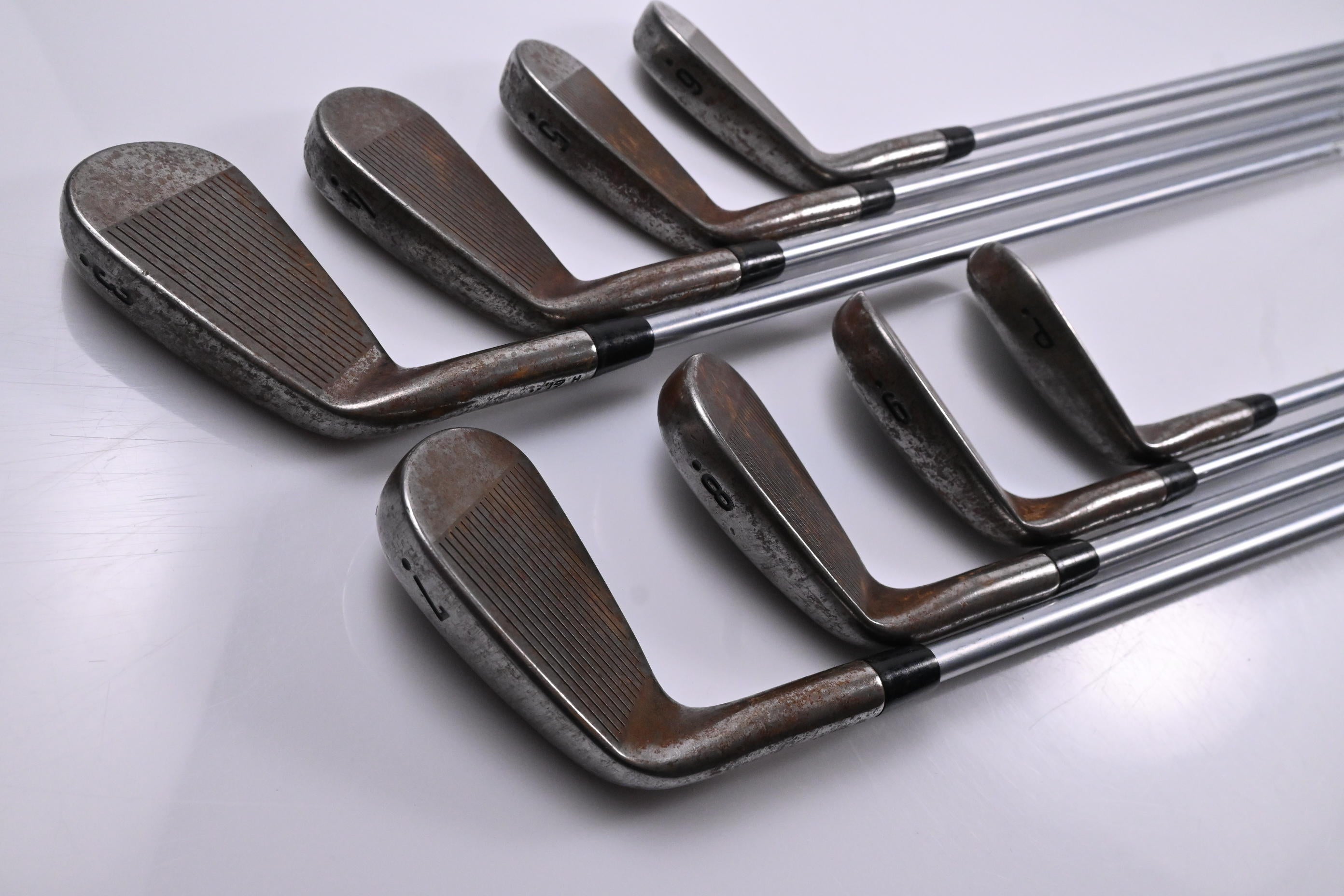 Tour Issue Callaway Apex Pro 19 Raw Irons / 3-PW / Stiff Flex Project X IO 110