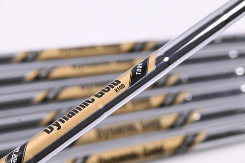 Dynamic Gold Tour Issue X100 Iron Shafts / X-Flex / Set Of 7 / .355" Tip