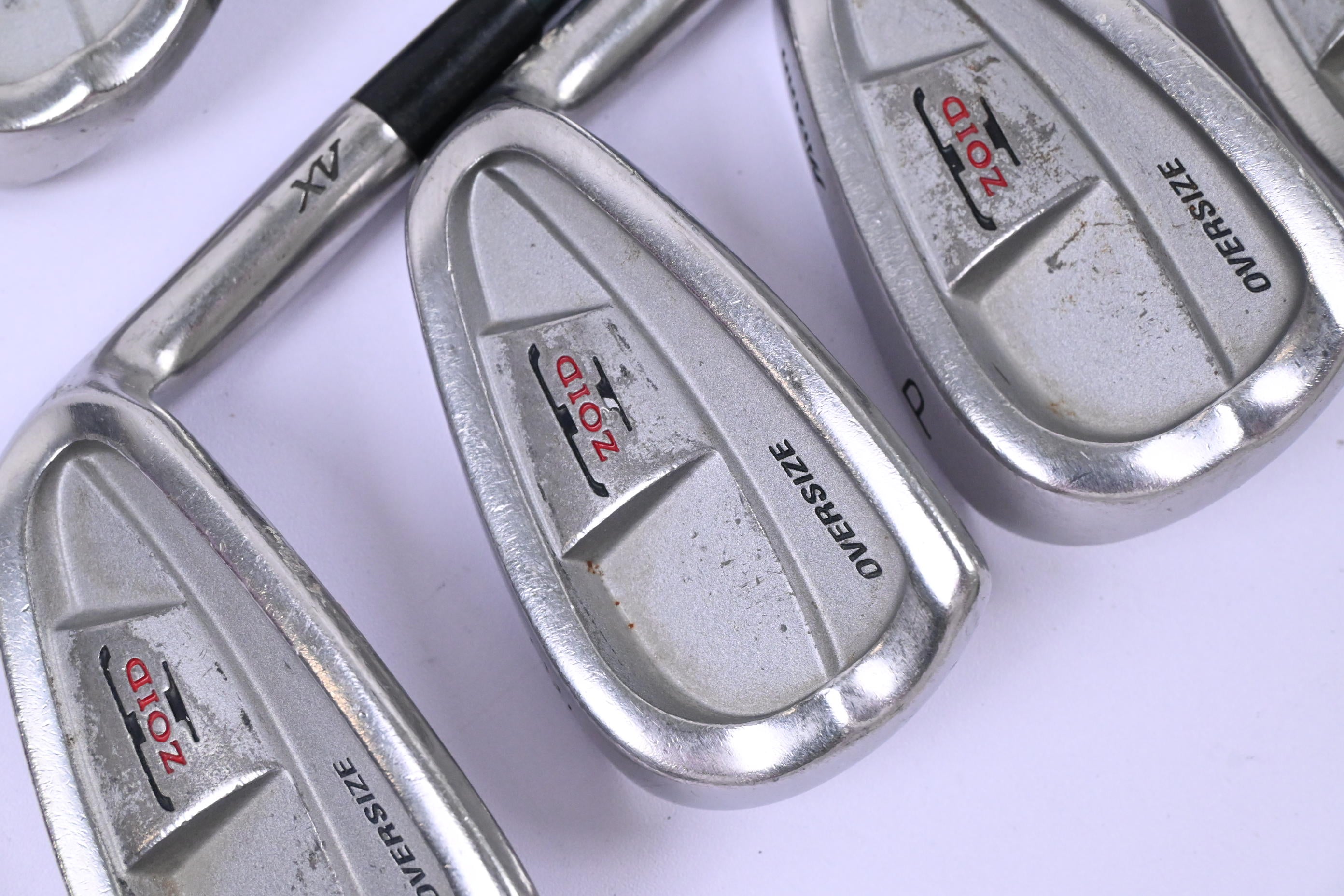 Mizuno T-Zoid O/S Irons / 5-PW+SW / Regular Flex Mizuno TechnoFlex Gold Shafts