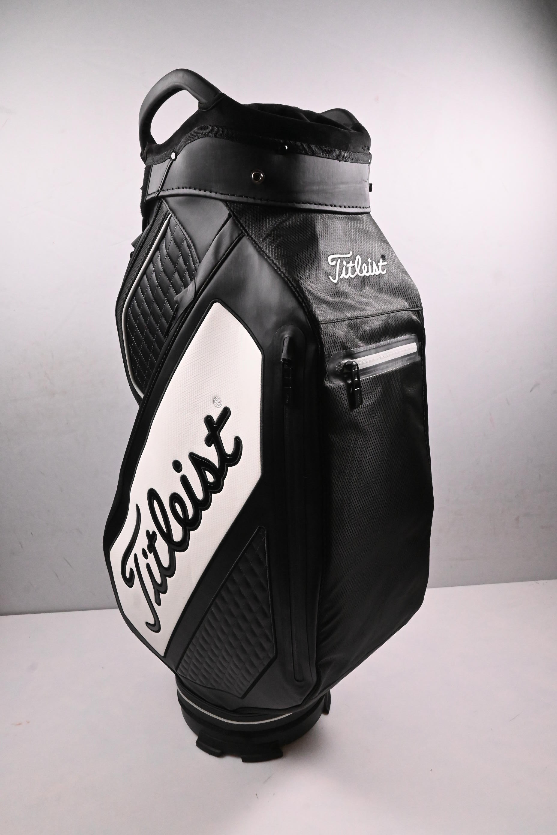 Titleist StaDry Cart Bag / 14-Way Divider / Black, White