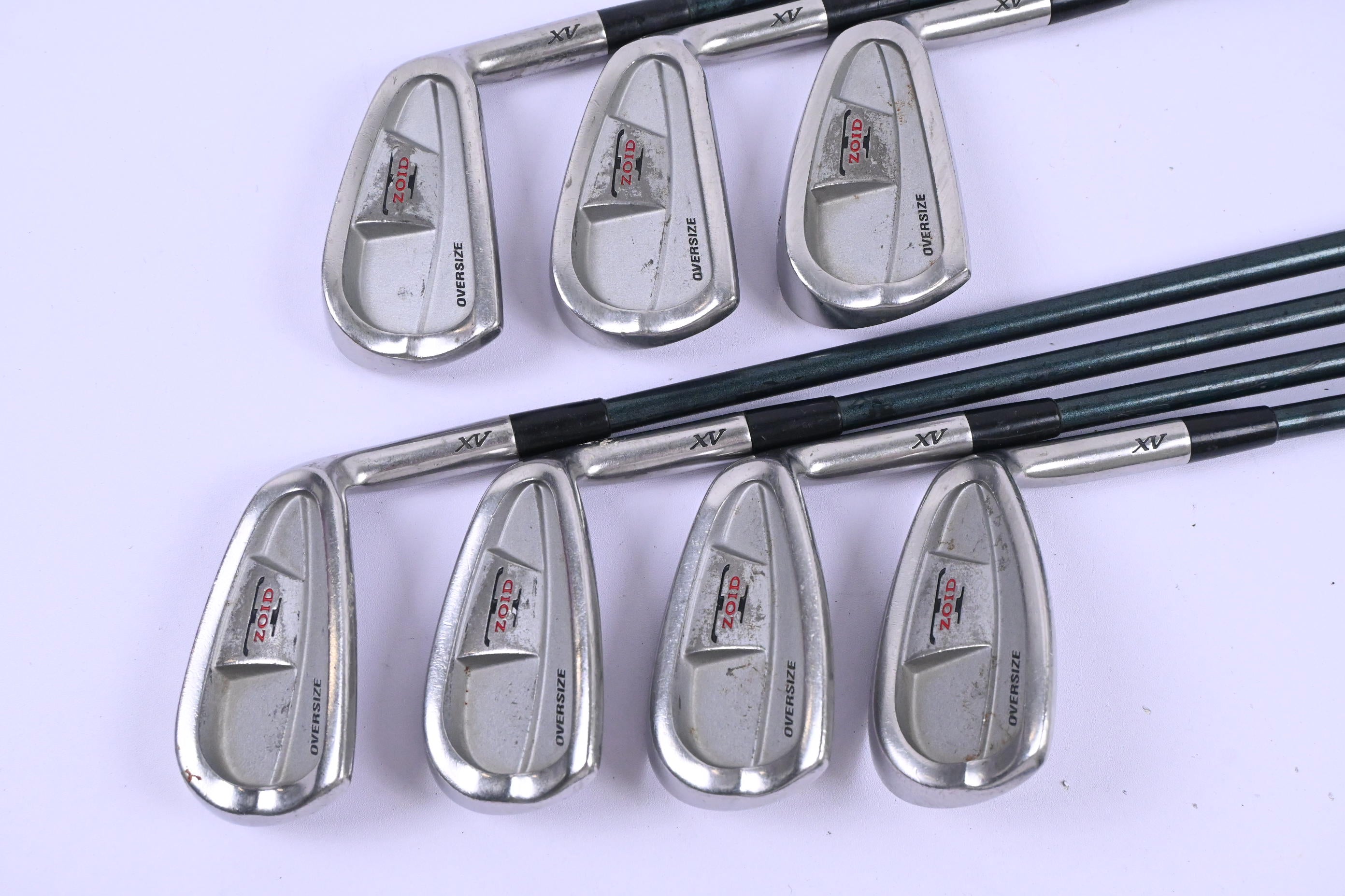 Mizuno T-Zoid O/S Irons / 5-PW+SW / Regular Flex Mizuno TechnoFlex Gold Shafts