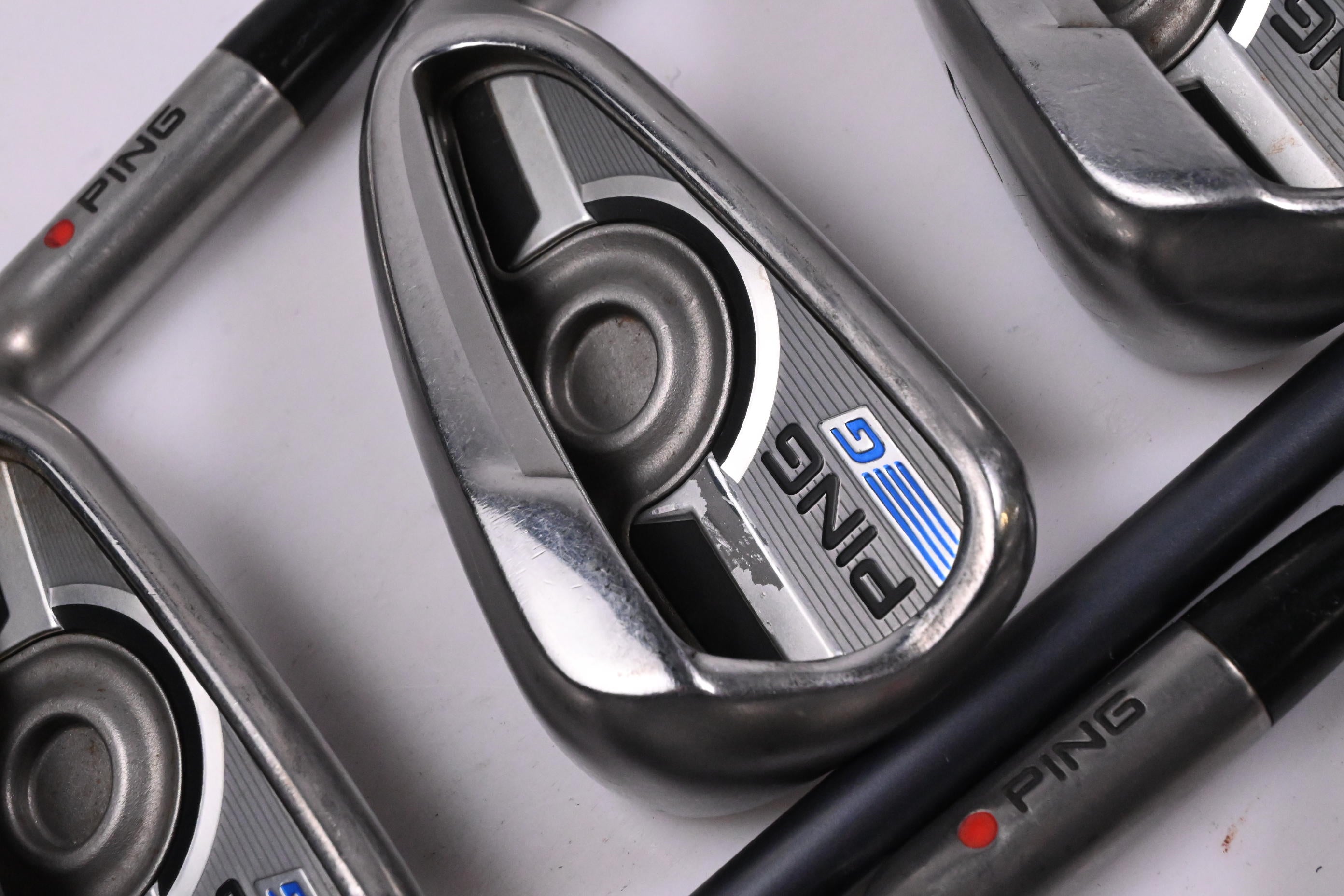 Ping G Series Irons / 5-PW+GW / Red Dot / Regular Flex Ping CFS 70 Shafts