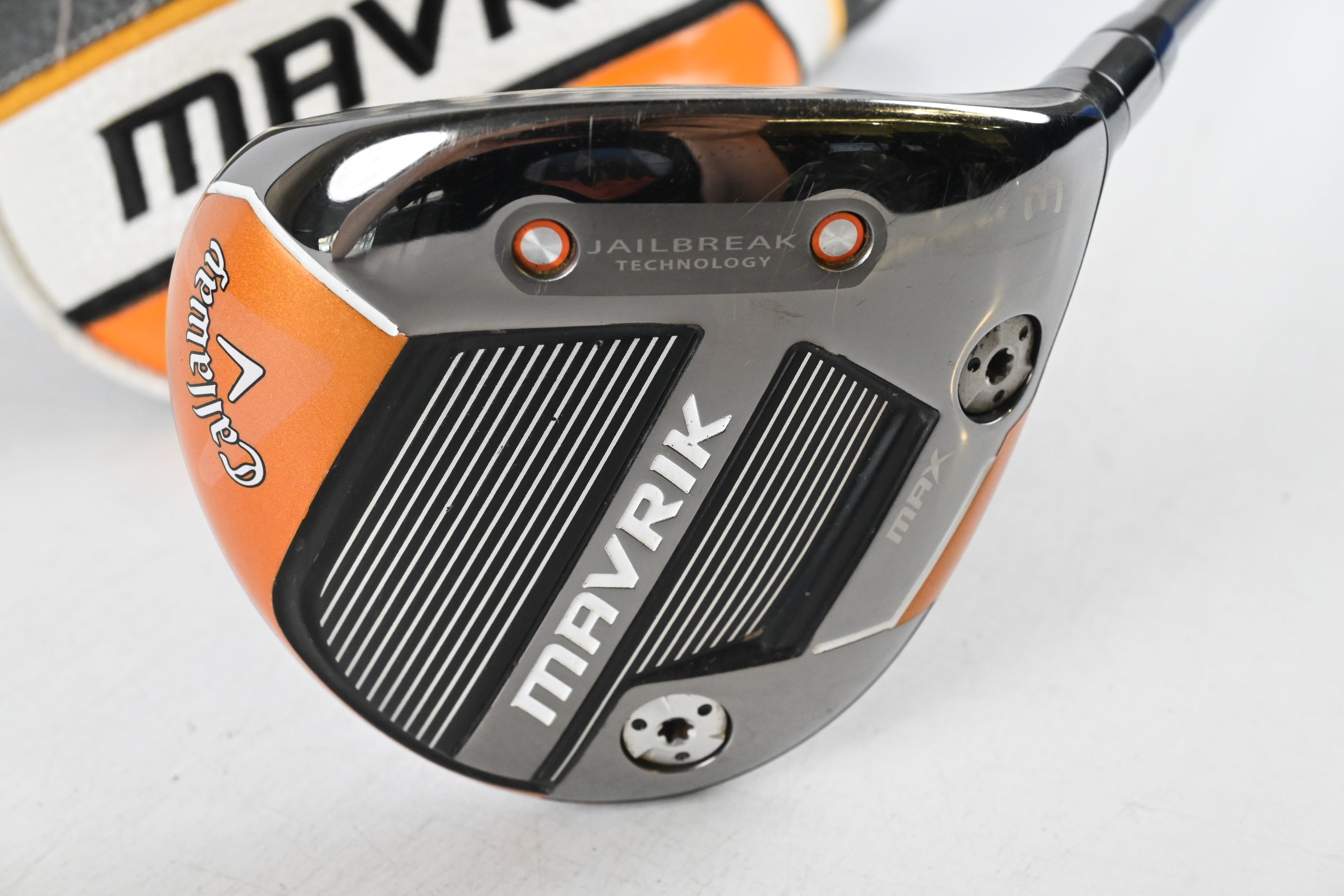 Callaway Mavrik Max #3 Wood / 15 Degree / Stiff Flex Evenflow Riptide 60 Shaft