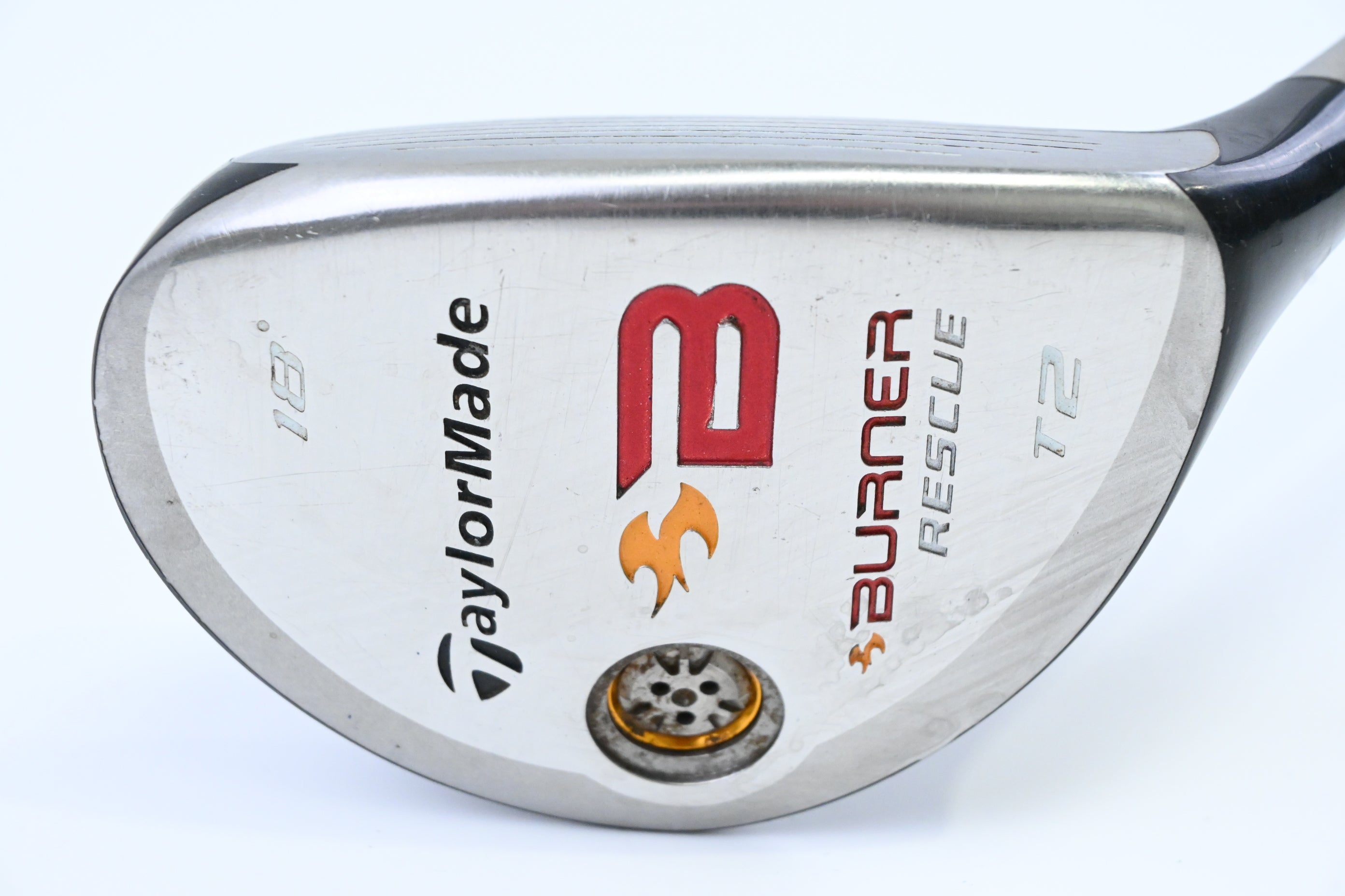 Taylormade Burner 2008 #2 Hybrid / 18 Degree / Stiff Flex Taylormade Reax 85