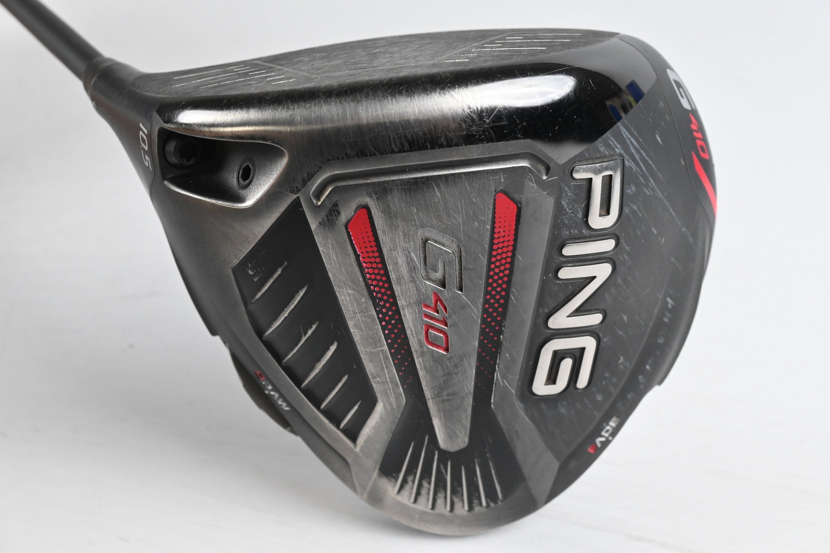 Left Hand Ping G410 Plus Driver / 10.5 Degree / Regular Flex Ping Alta CB Red 55