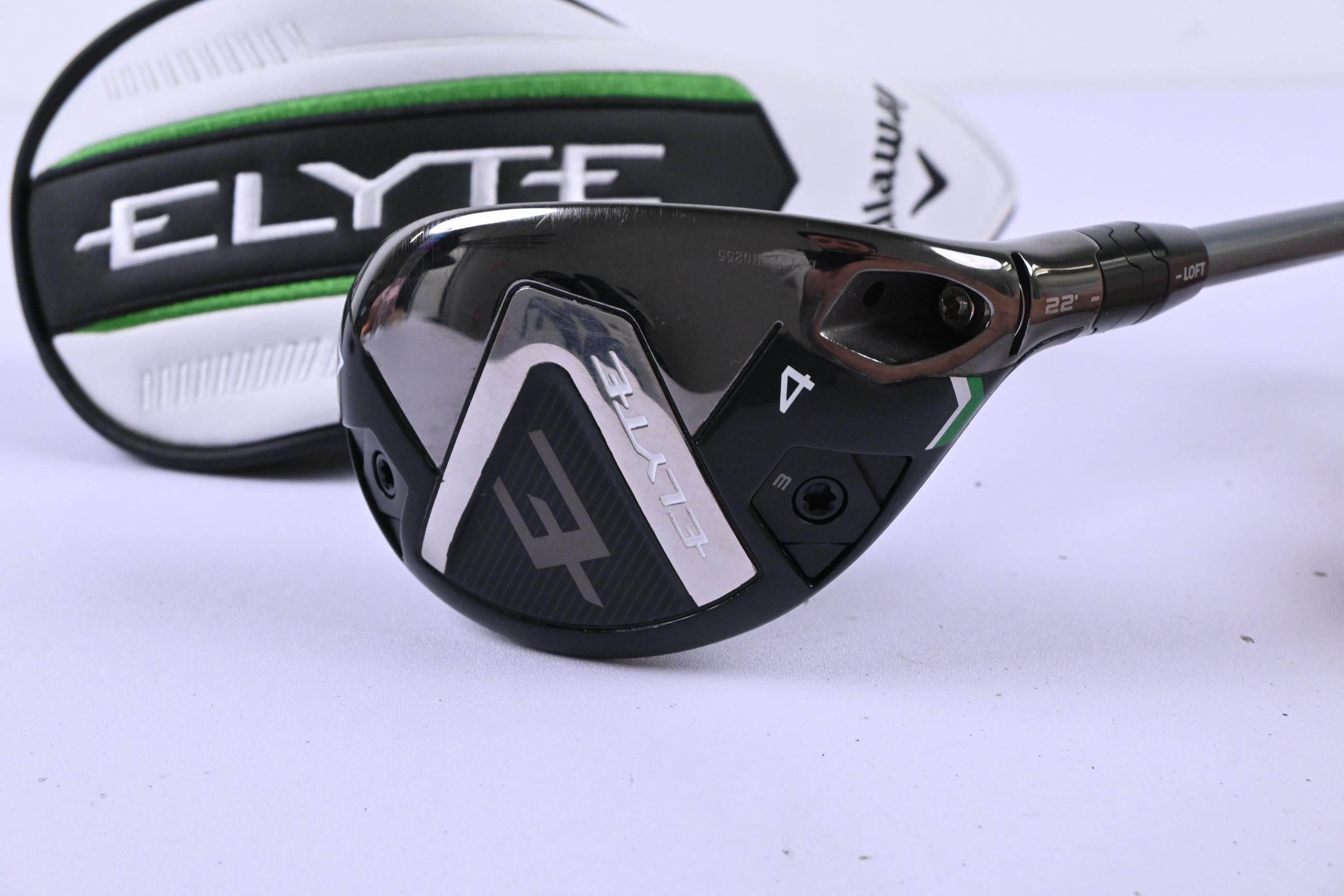 Callaway Elyte #4 Hybrid / 22 Degree / Regular Flex Denali Charcoal 60 Shaft