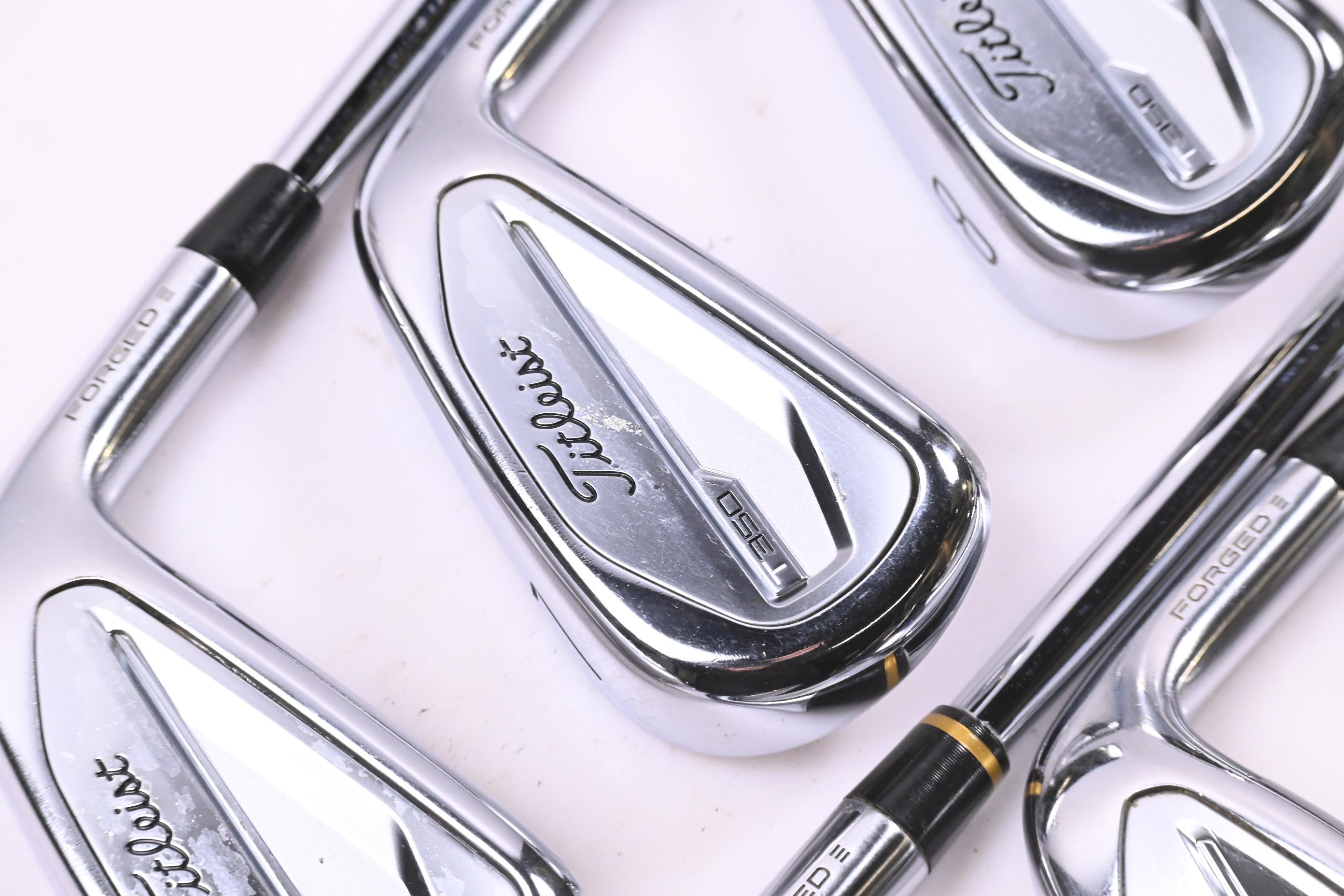 Titleist T350 Irons / 6-PW+48° / Regular Flex KBS Tour Lite Shafts