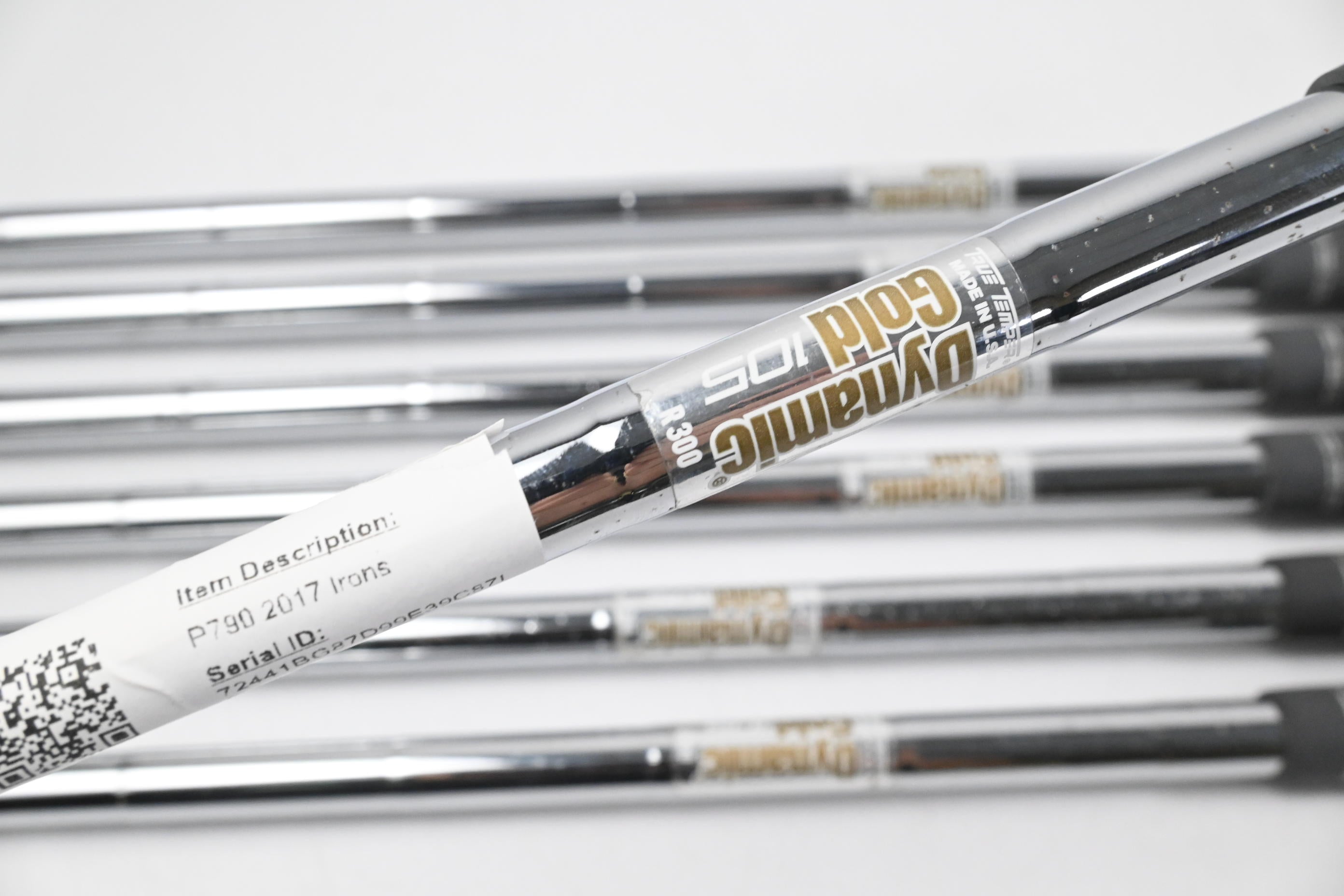 Taylormade P790 2017 Irons / 4-PW / Regular Flex Dynamic Gold 105 R300 Shafts