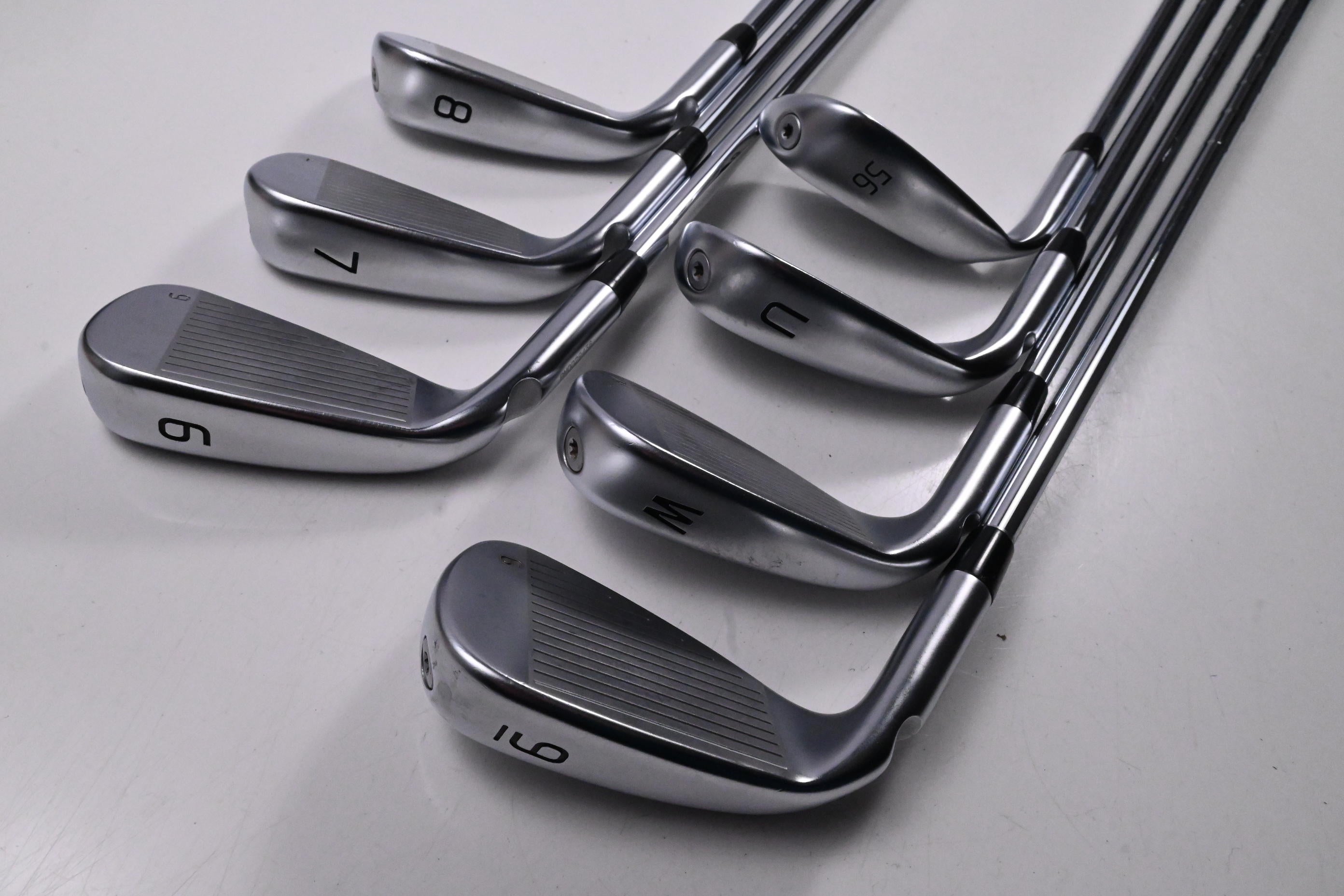 Ping G440 Irons / 6-PW+UW+56° / Blue Dot / Regular Flex Ping AWT 3.0 Shafts