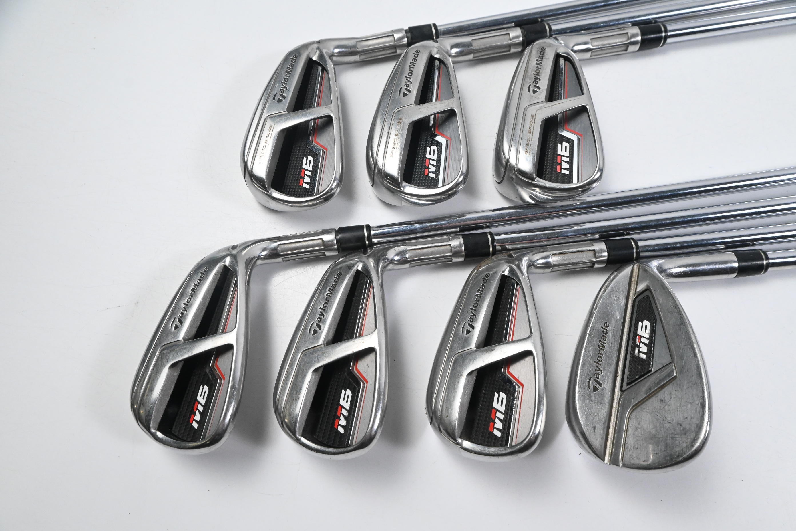 Taylormade M6 Irons / 5-PW+SW / Regular Flex KBS MAX 85 Shafts