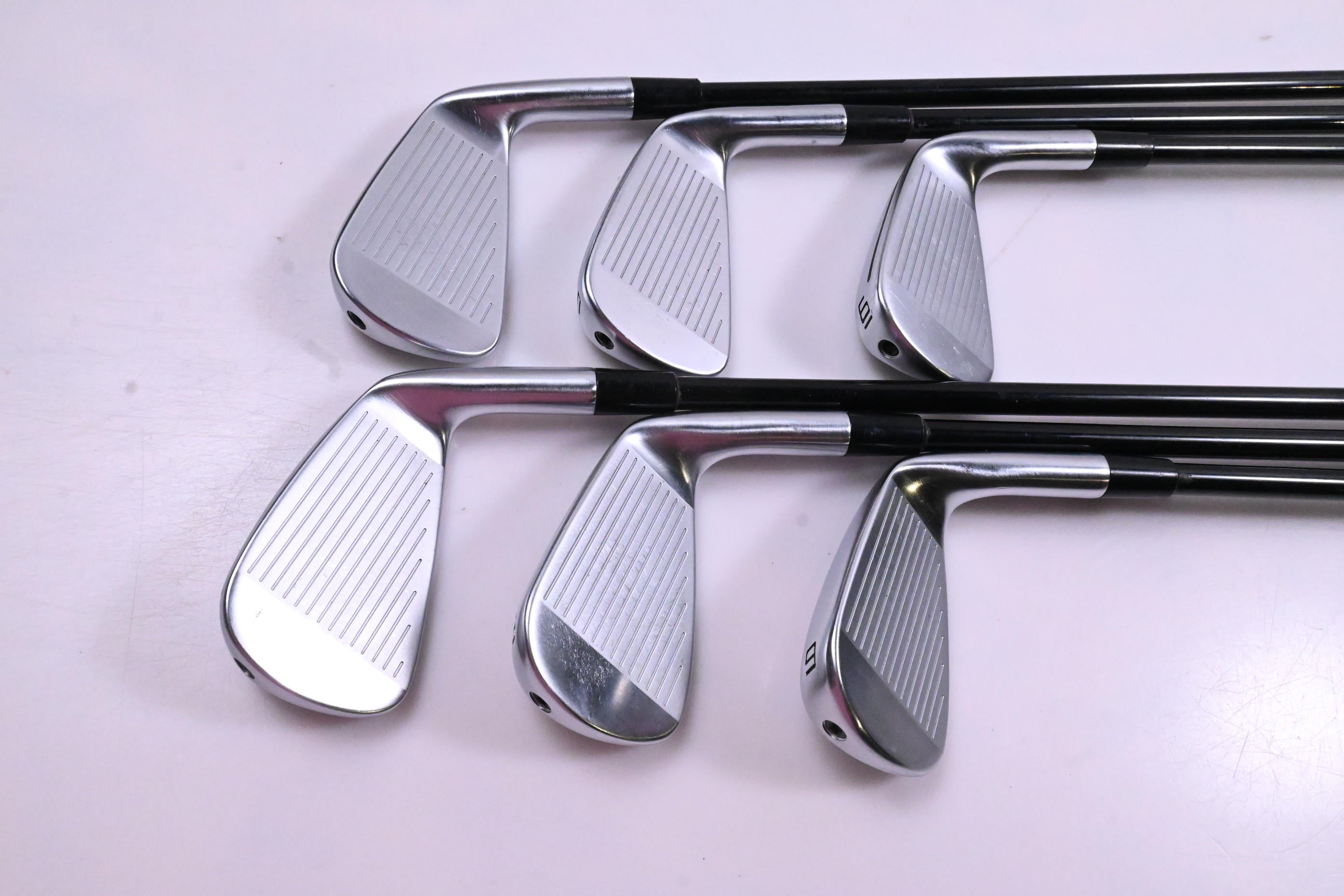 Left Hand Taylormade P770 2020 Irons / 4-9i / Regular Flex Atmos Orange 6 Shaft
