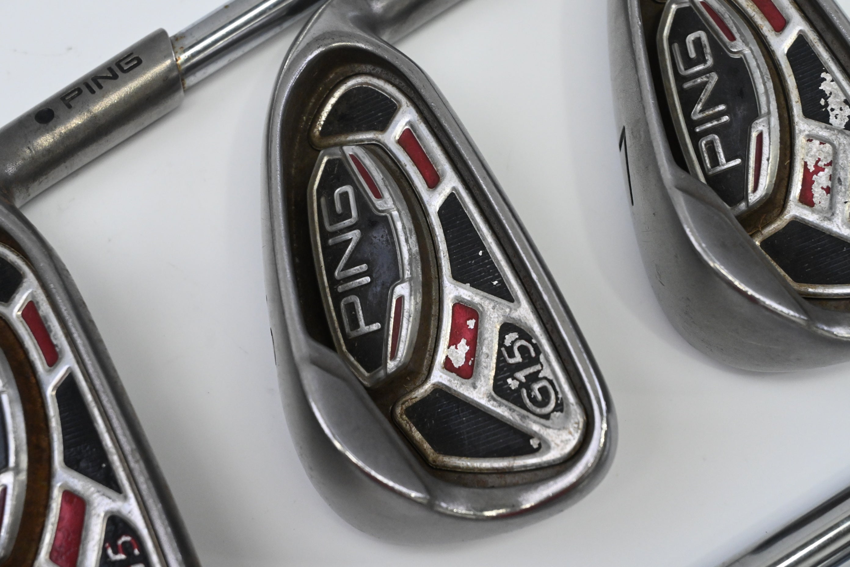 Ping G15 Irons / 5-PW+SW / Black Dot / Regular Flex Steel Shafts