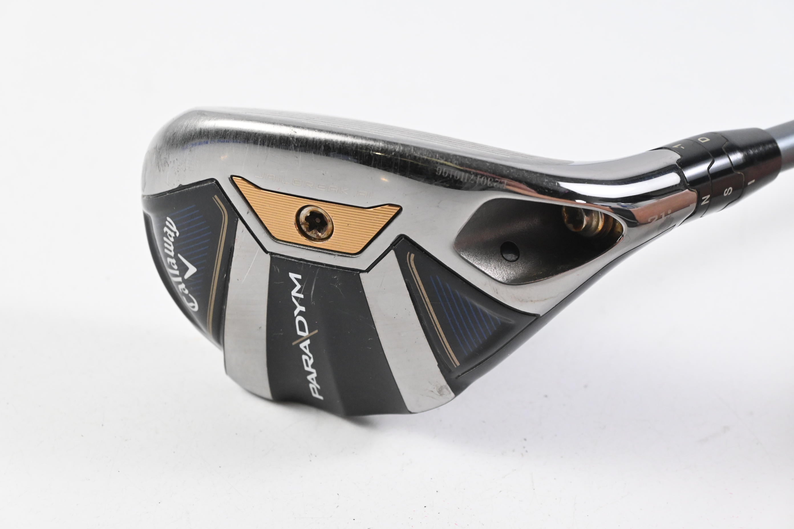 Callaway Paradym #4 Hybrid / 21 Degree / Regular Flex HZRDUS Silver 65 Shaft