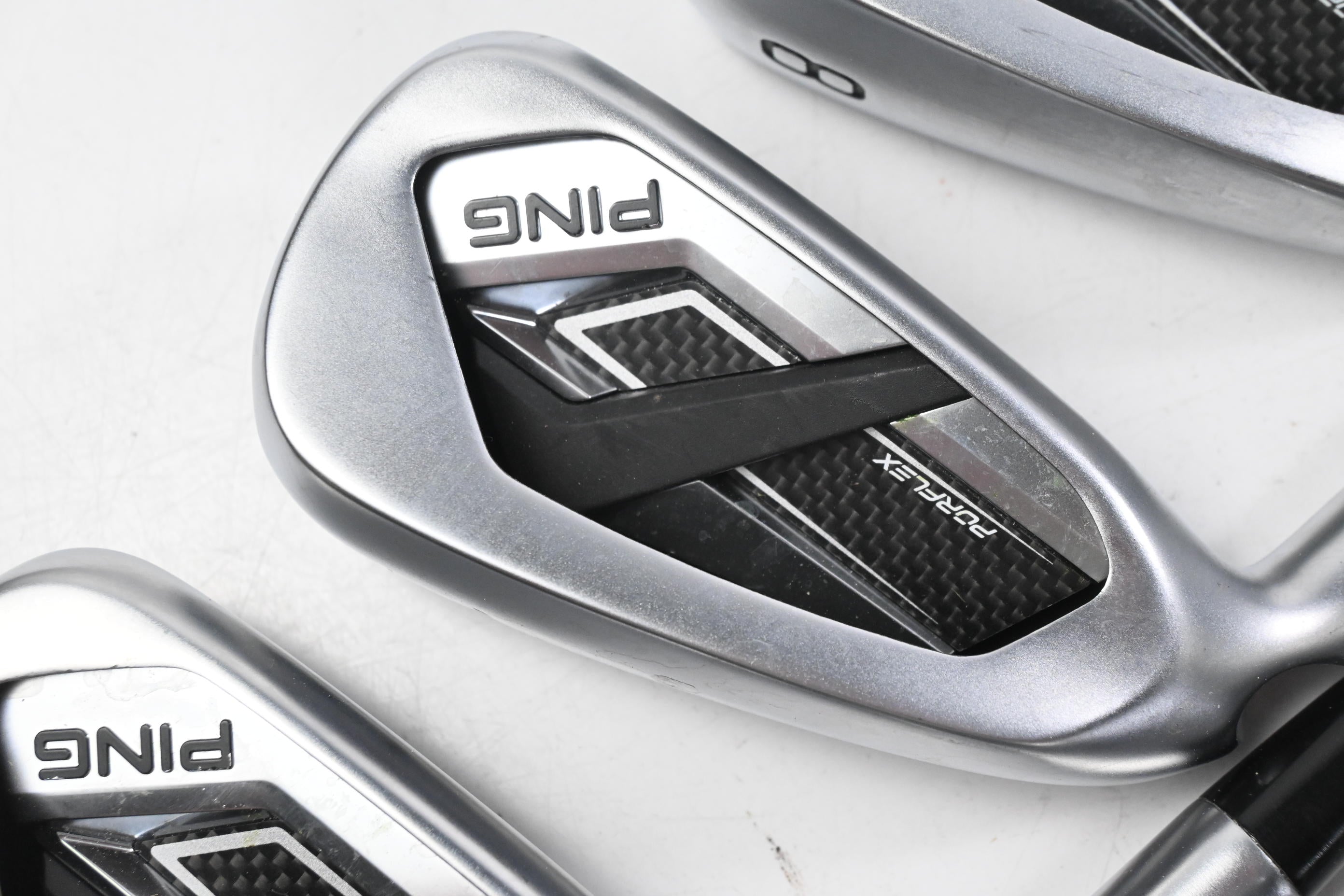 Left Hand Ping G740 Irons / 6-PW+UW+GW / Red Dot / Regular Flex Ping AWT 3.0