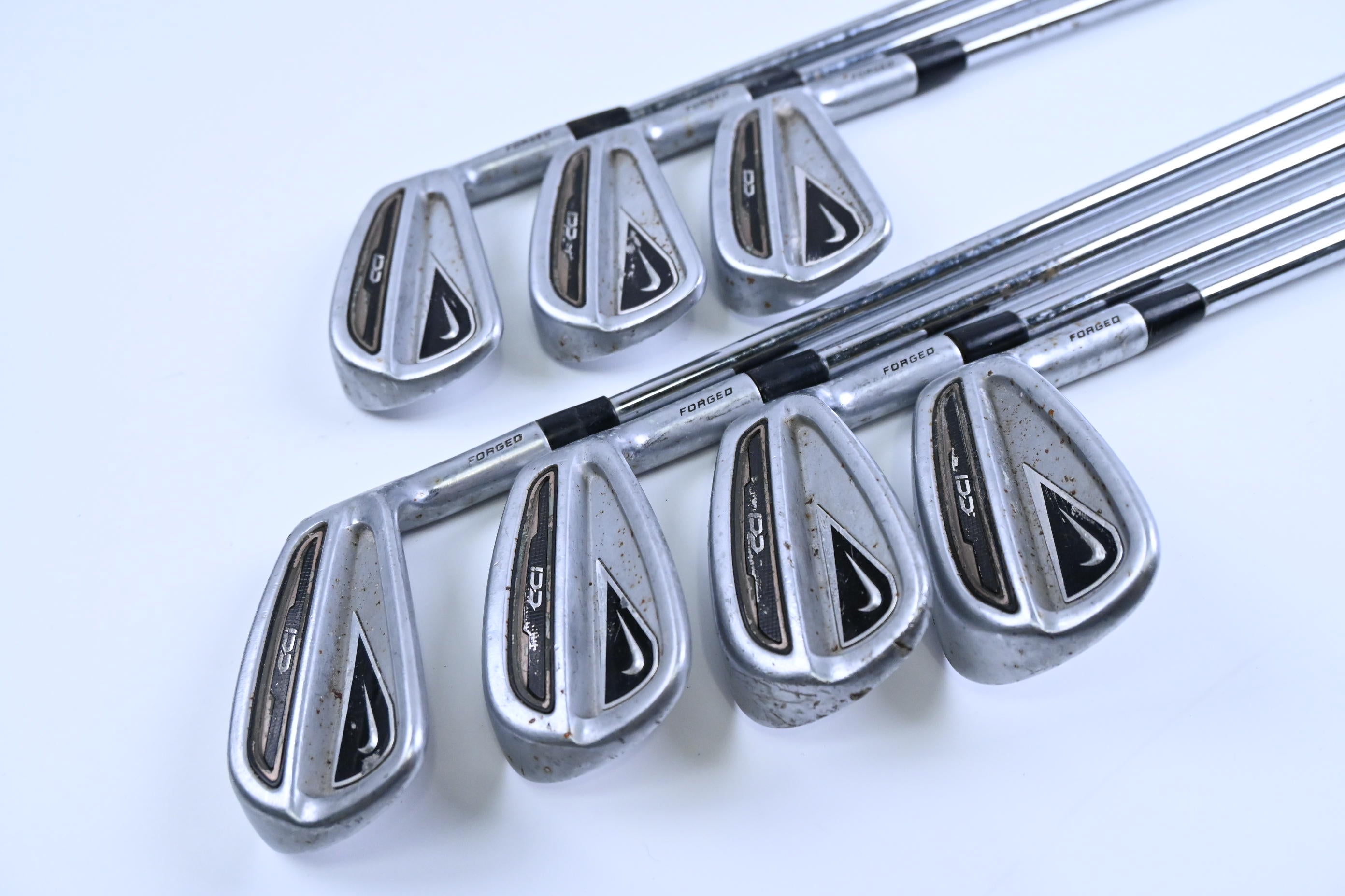 Nike CCI Forged Irons / 4-PW / Stiff Flex Project X Rifle Shafts