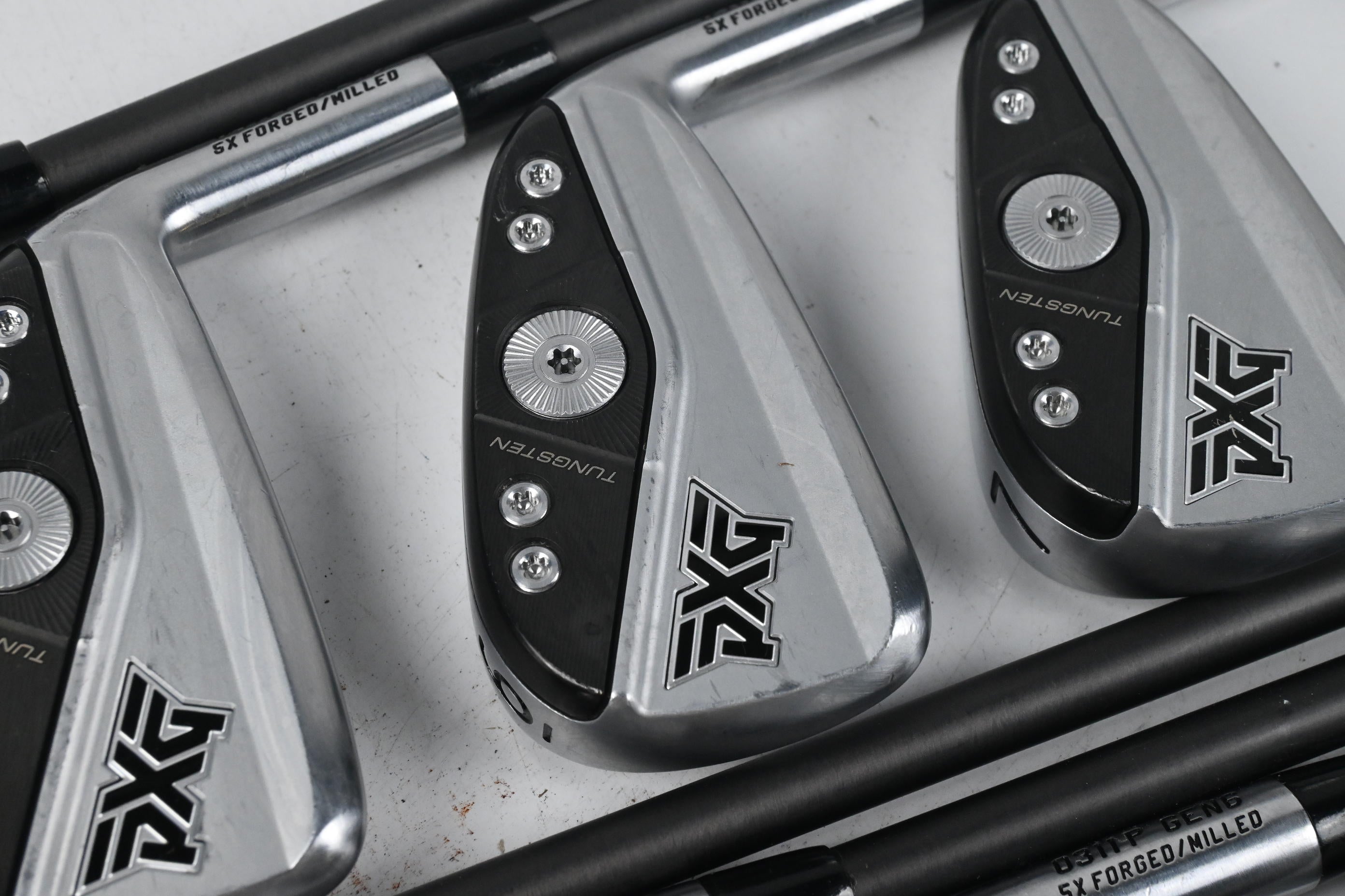 PXG 0311 P Gen6 Irons / 4-PW+GW / Stiff Flex Steelfibre i110 Black Shafts