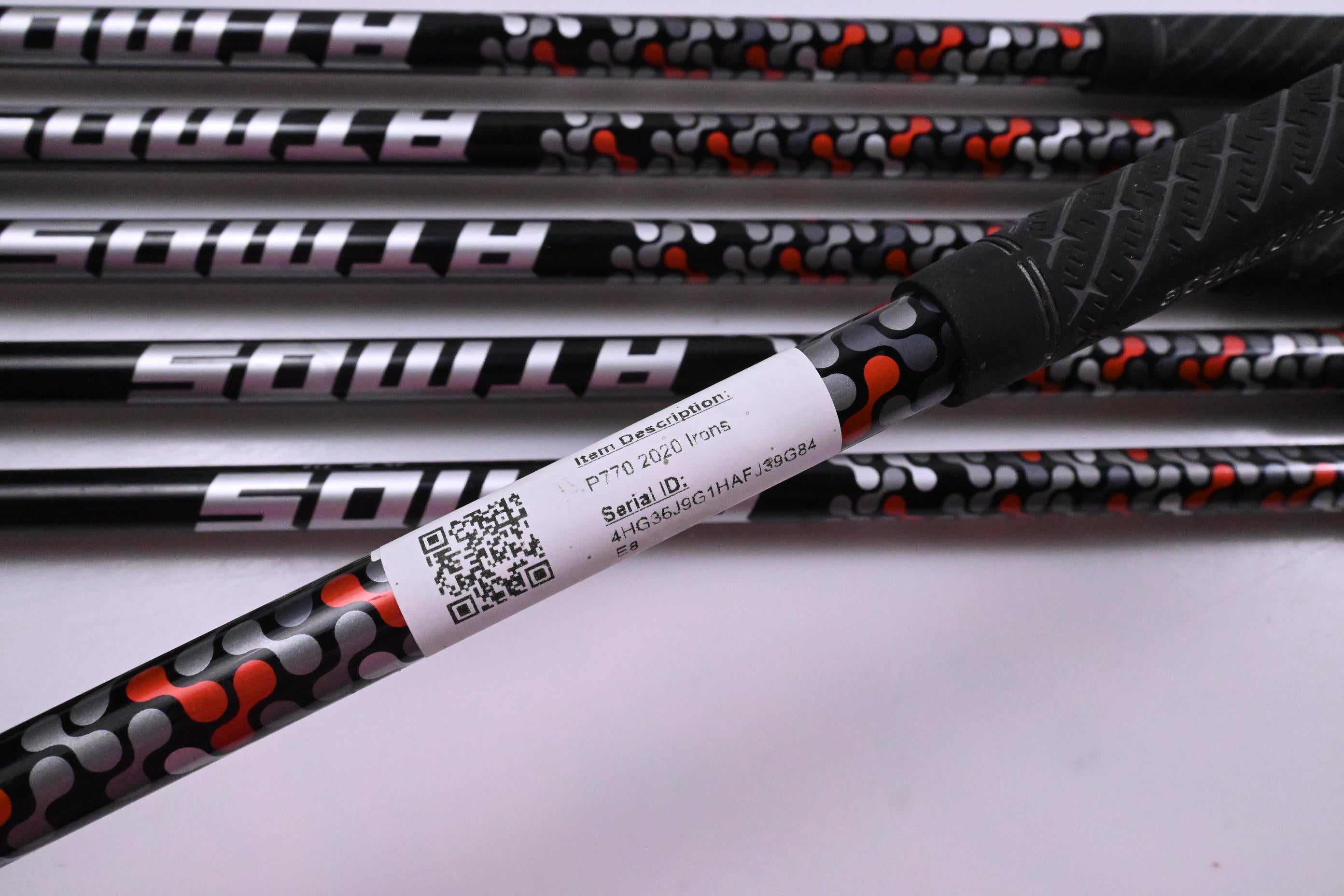 Left Hand Taylormade P770 2020 Irons / 4-9i / Regular Flex Atmos Orange 6 Shaft